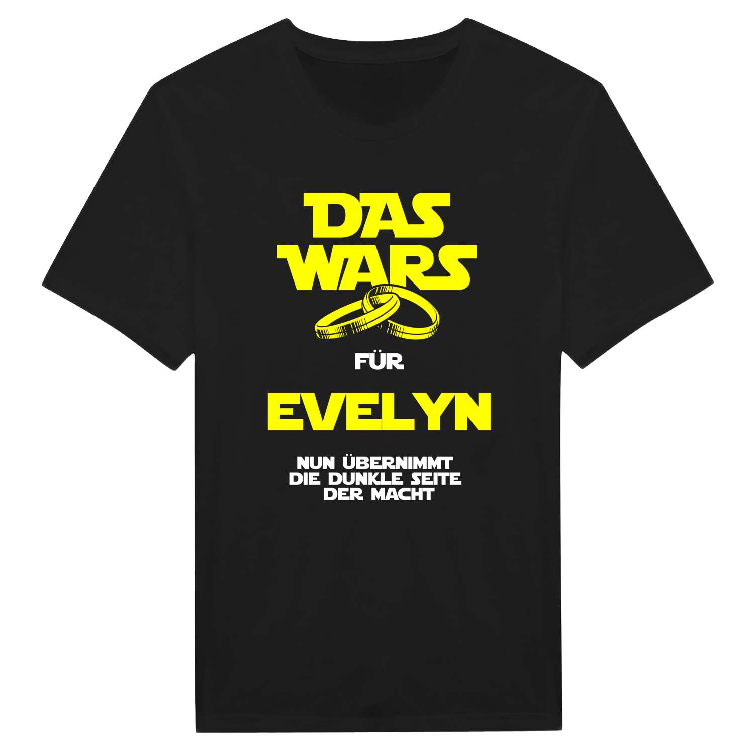 JGA T-Shirt »Das Wars« für den Namen »Evelyn«