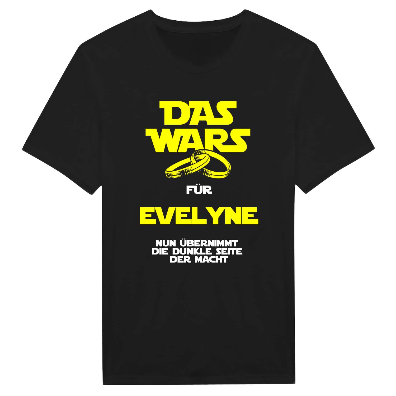 JGA T-Shirt »Das Wars« für den Namen »Evelyne«