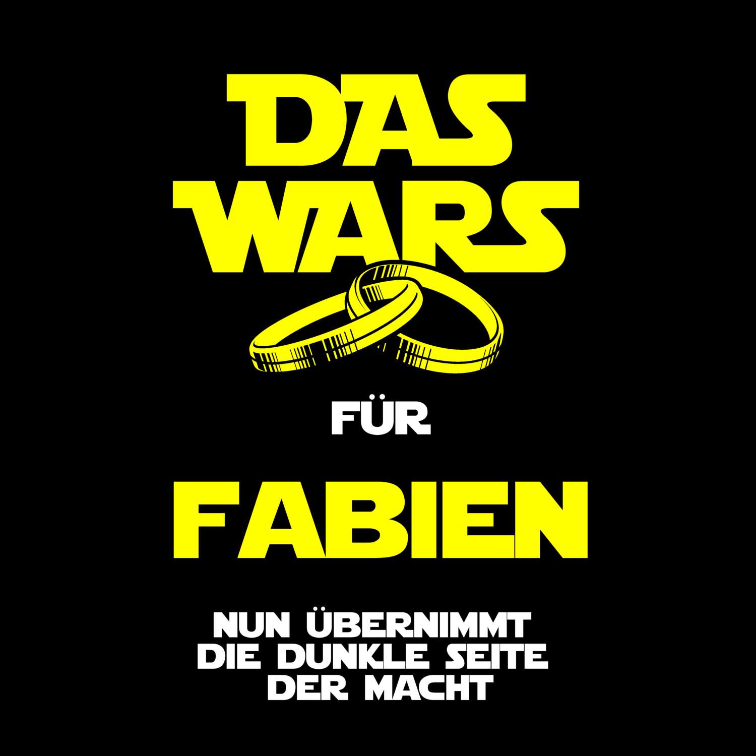 JGA T-Shirt »Das Wars« für den Namen »Fabien«