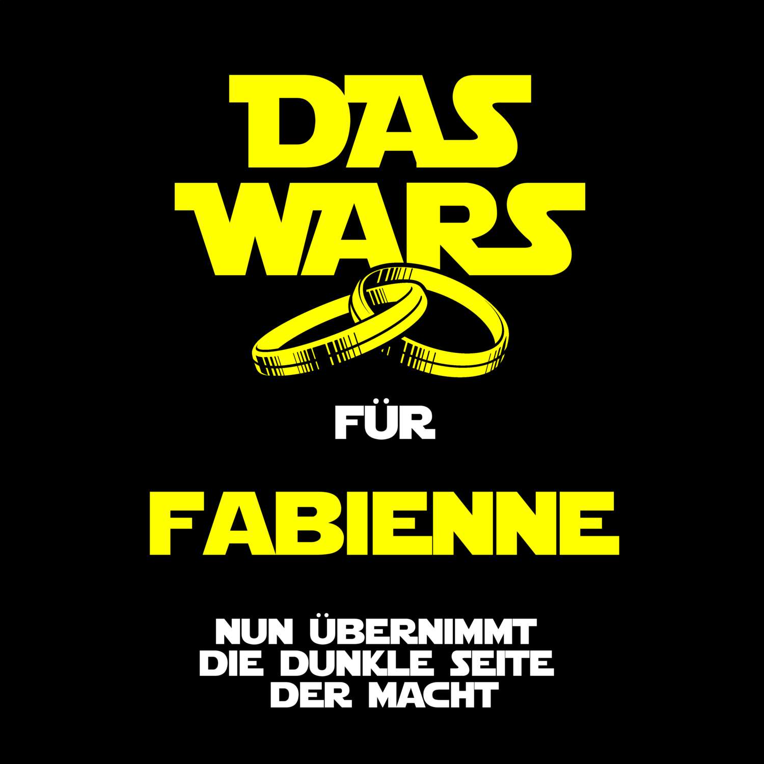 JGA T-Shirt »Das Wars« für den Namen »Fabienne«