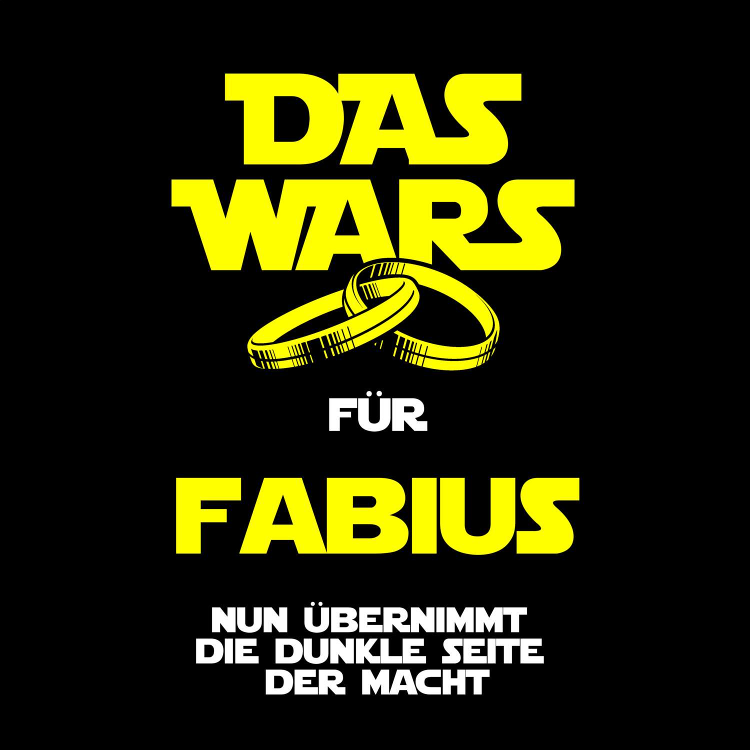 JGA T-Shirt »Das Wars« für den Namen »Fabius«