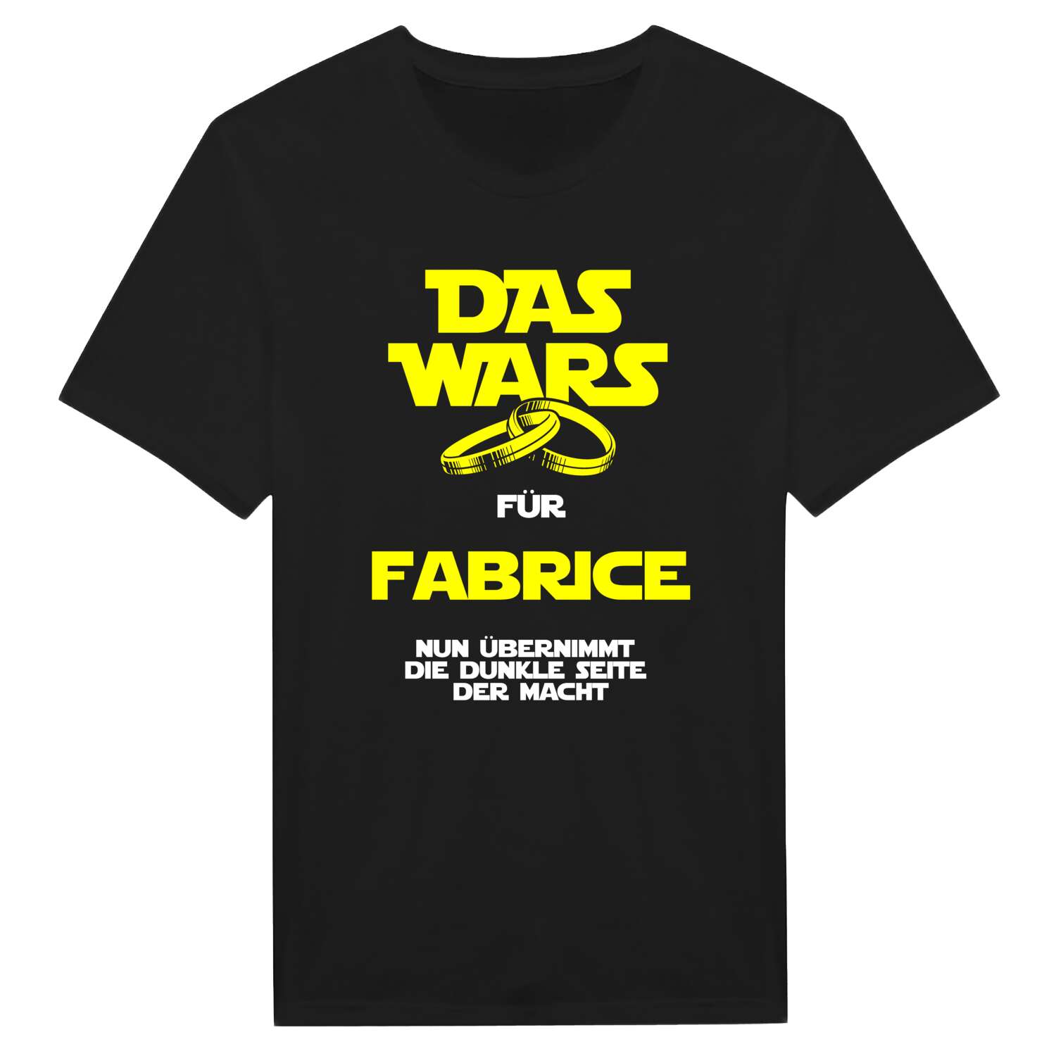 JGA T-Shirt »Das Wars« für den Namen »Fabrice«