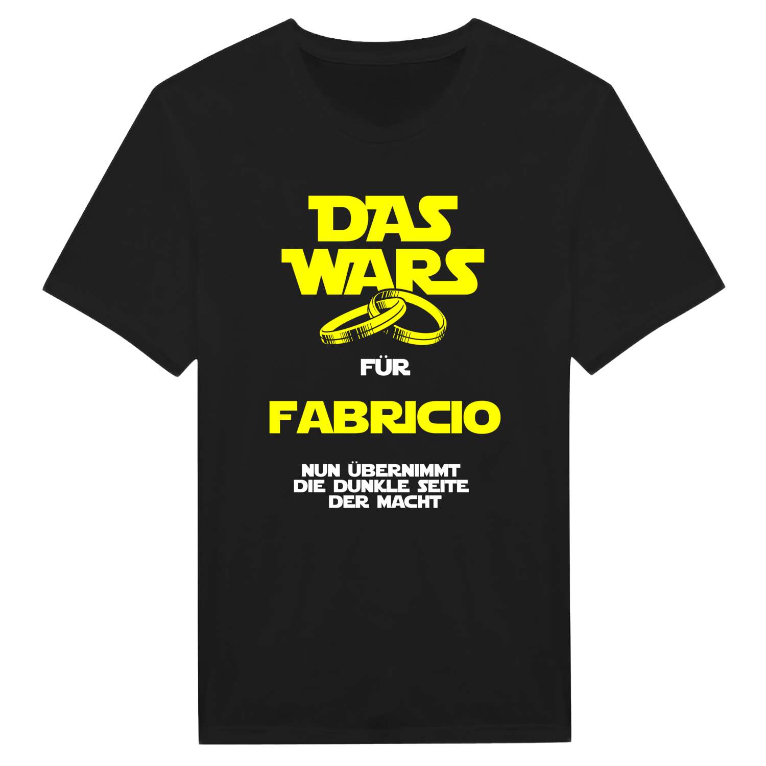 JGA T-Shirt »Das Wars« für den Namen »Fabricio«