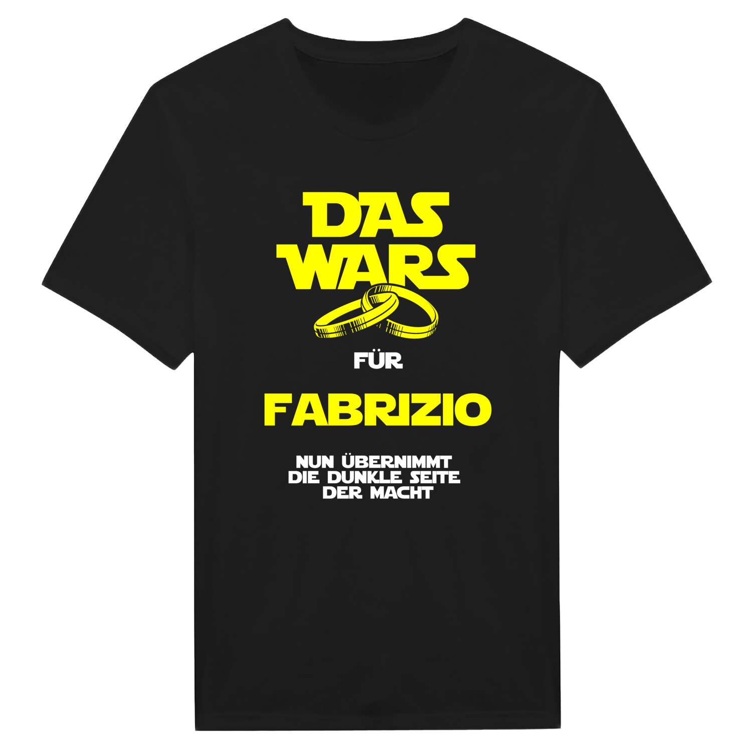 JGA T-Shirt »Das Wars« für den Namen »Fabrizio«