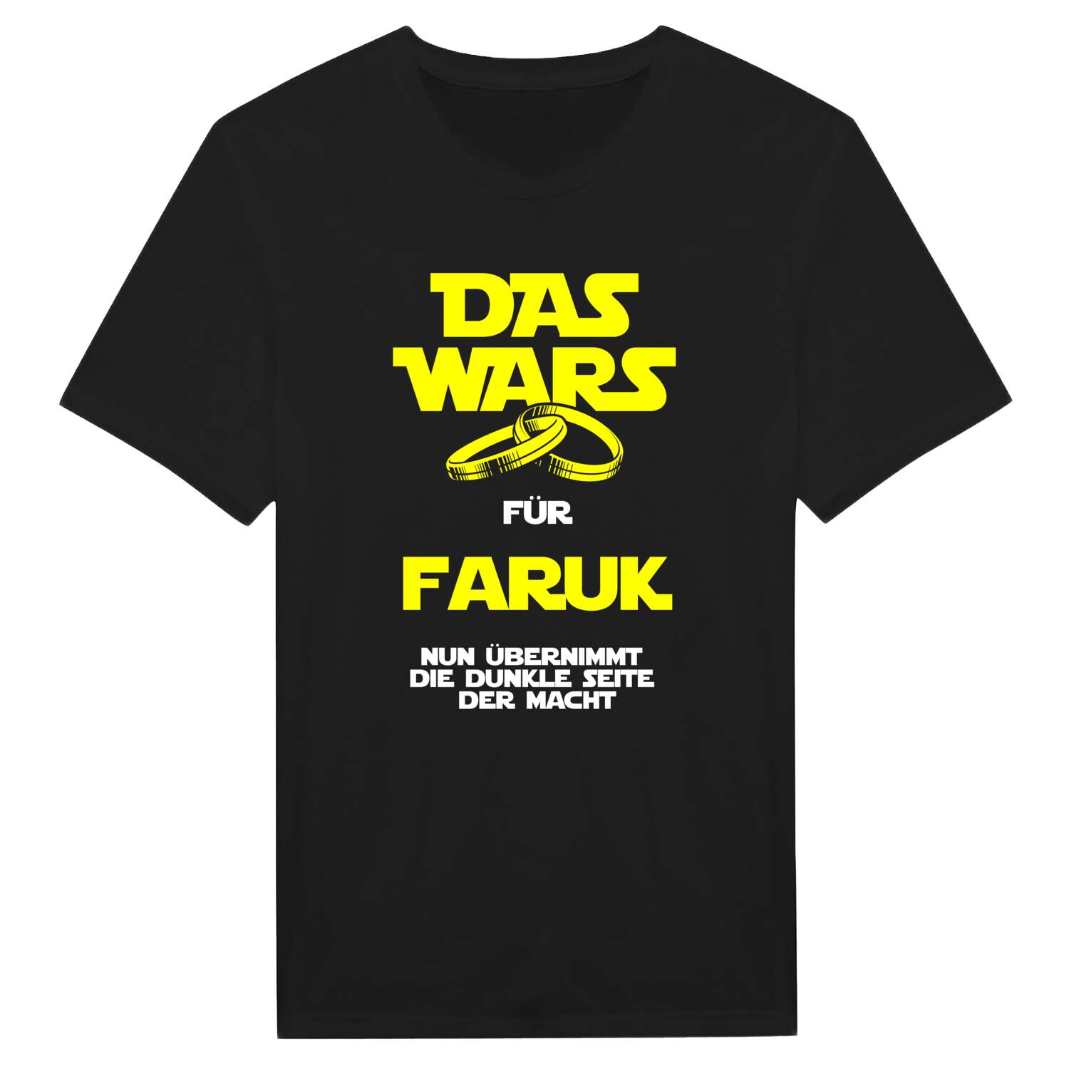 JGA T-Shirt »Das Wars« für den Namen »Faruk«