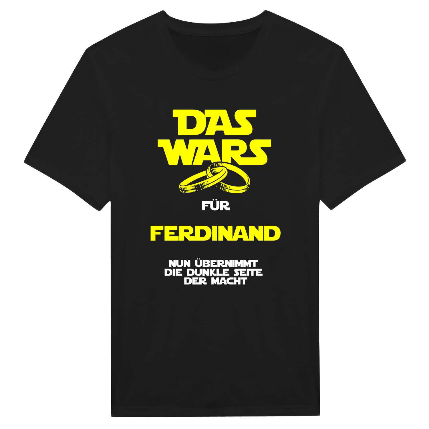 JGA T-Shirt »Das Wars« für den Namen »Ferdinand«