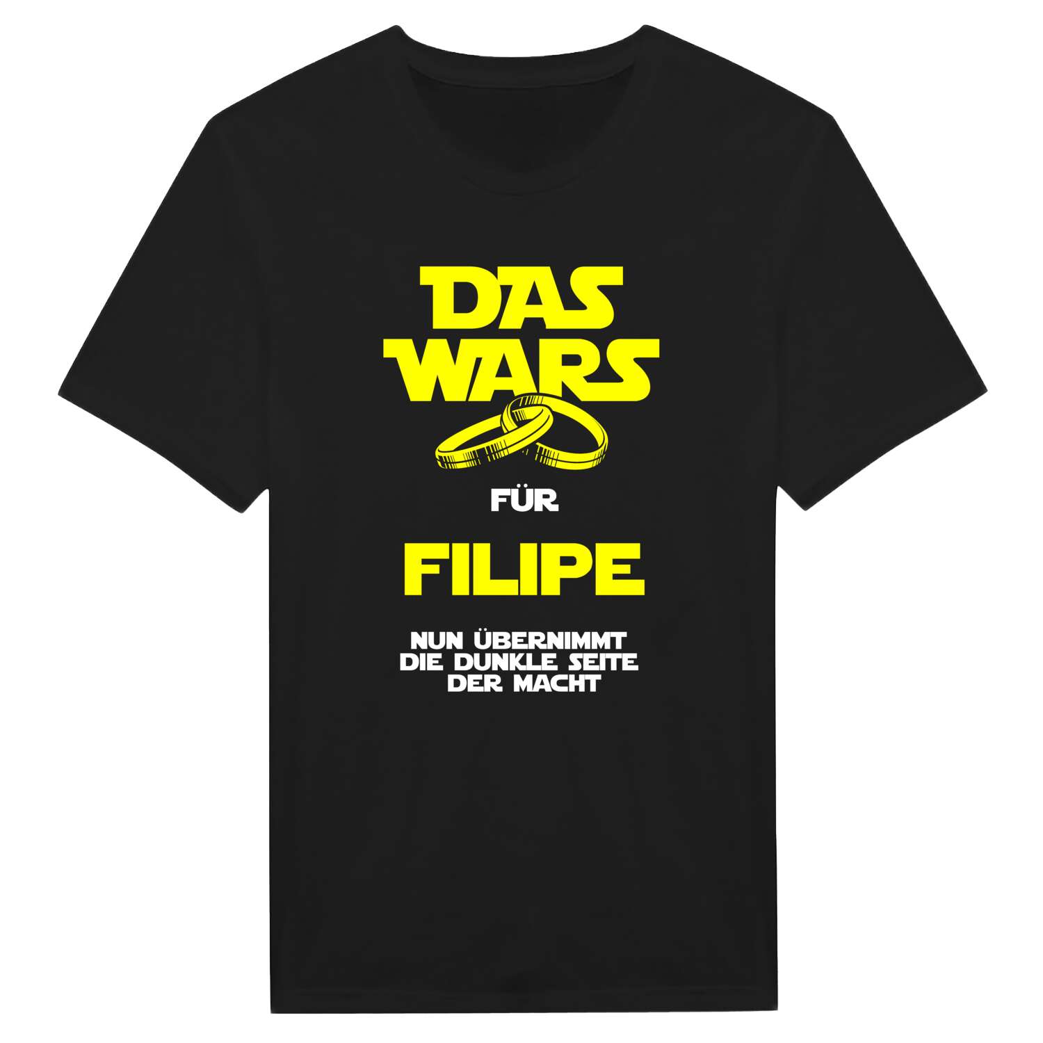 JGA T-Shirt »Das Wars« für den Namen »Filipe«