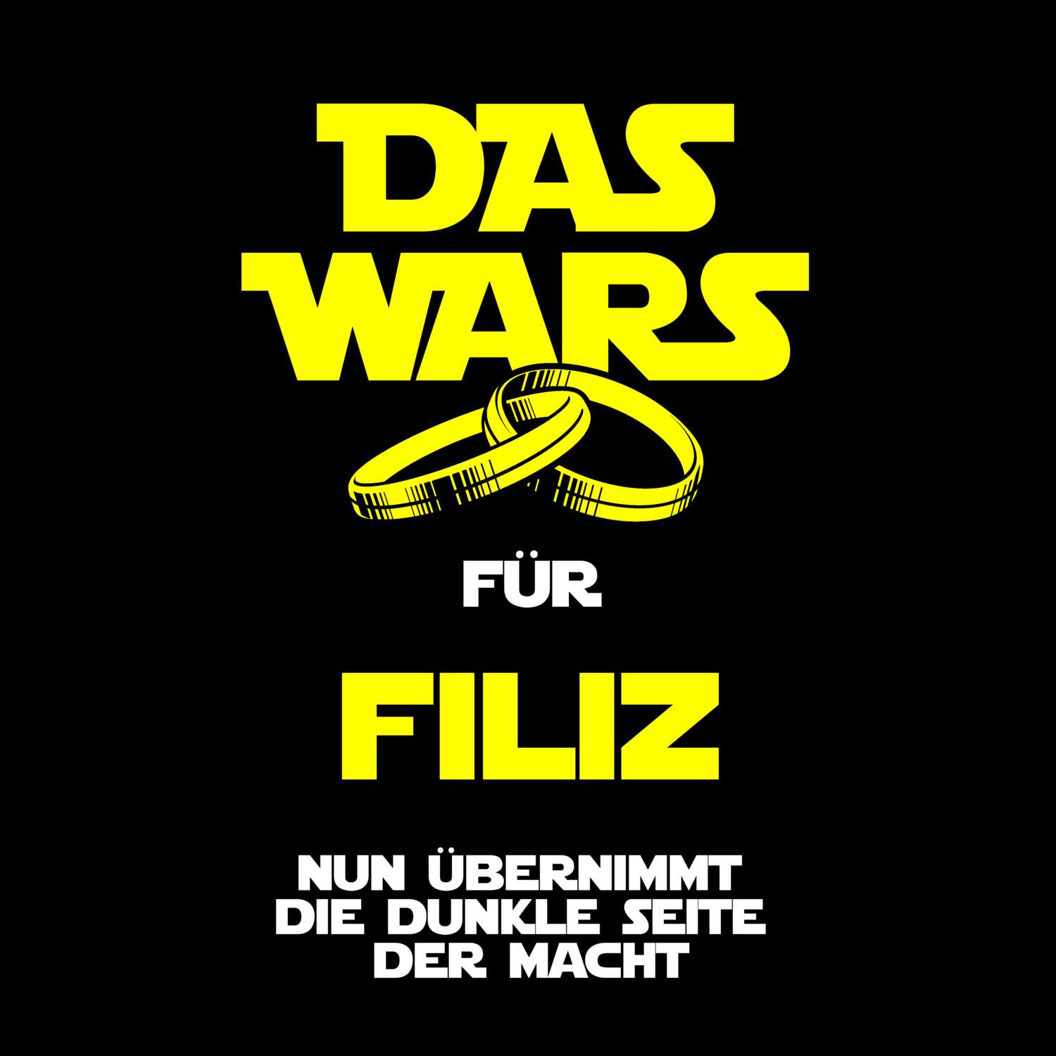 JGA T-Shirt »Das Wars« für den Namen »Filiz«