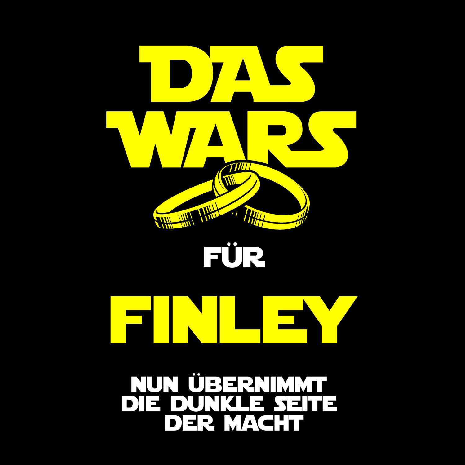 JGA T-Shirt »Das Wars« für den Namen »Finley«