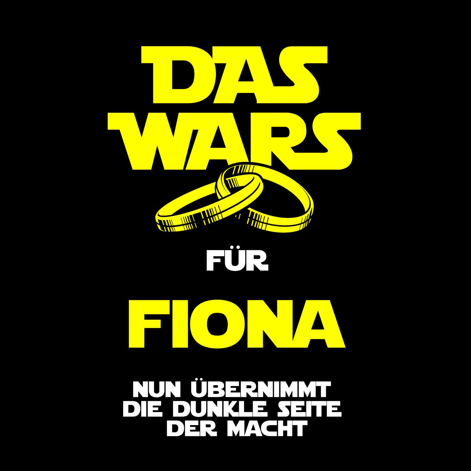 JGA T-Shirt »Das Wars« für den Namen »Fiona«