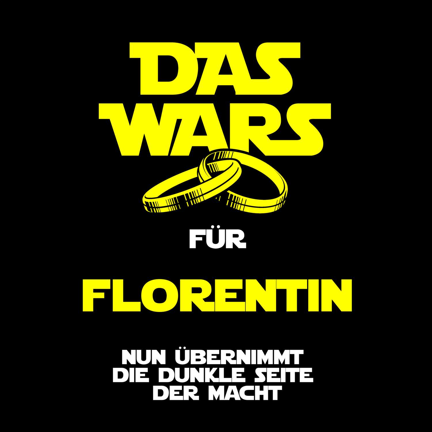 JGA T-Shirt »Das Wars« für den Namen »Florentin«