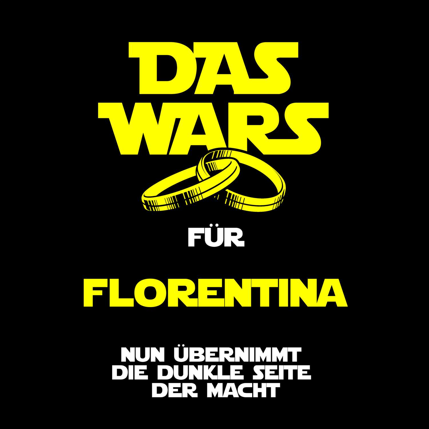 JGA T-Shirt »Das Wars« für den Namen »Florentina«