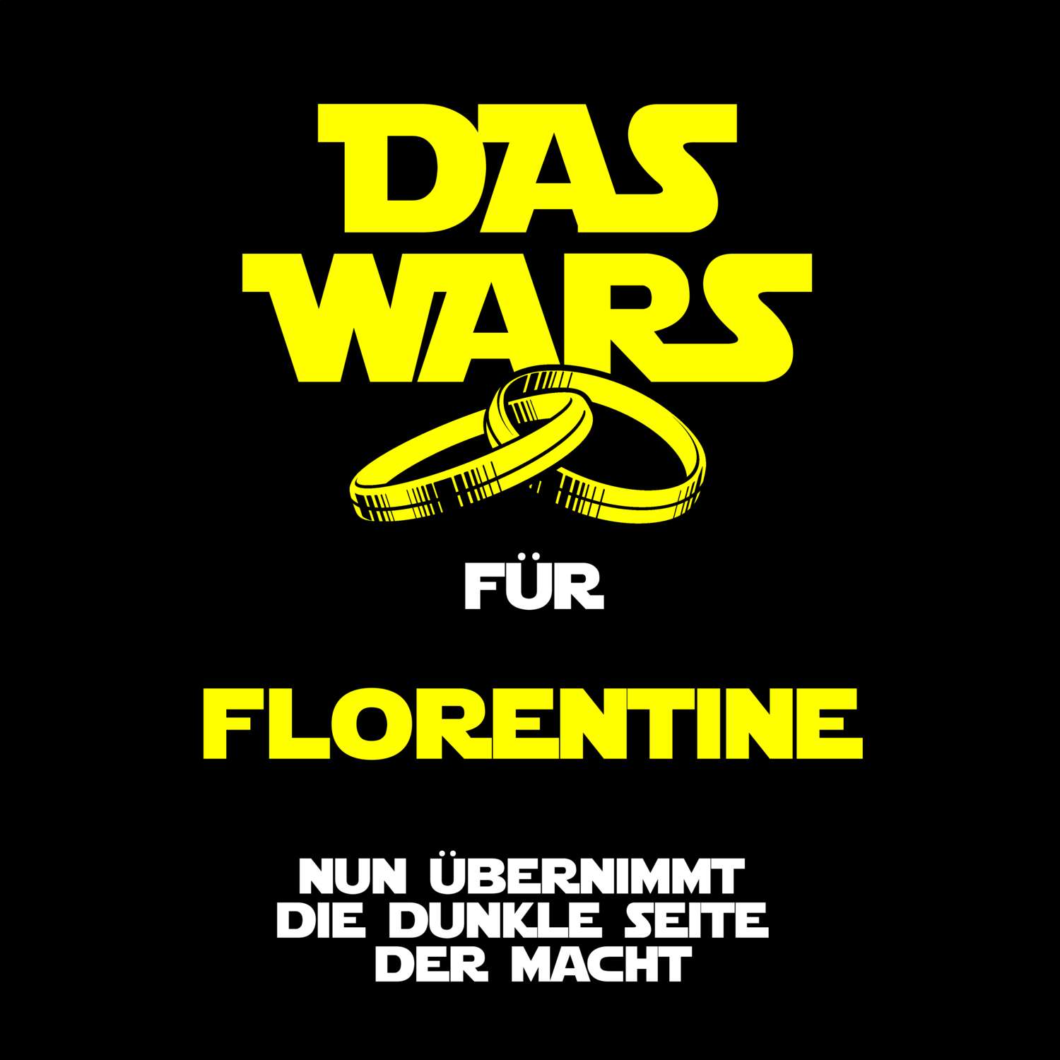 JGA T-Shirt »Das Wars« für den Namen »Florentine«