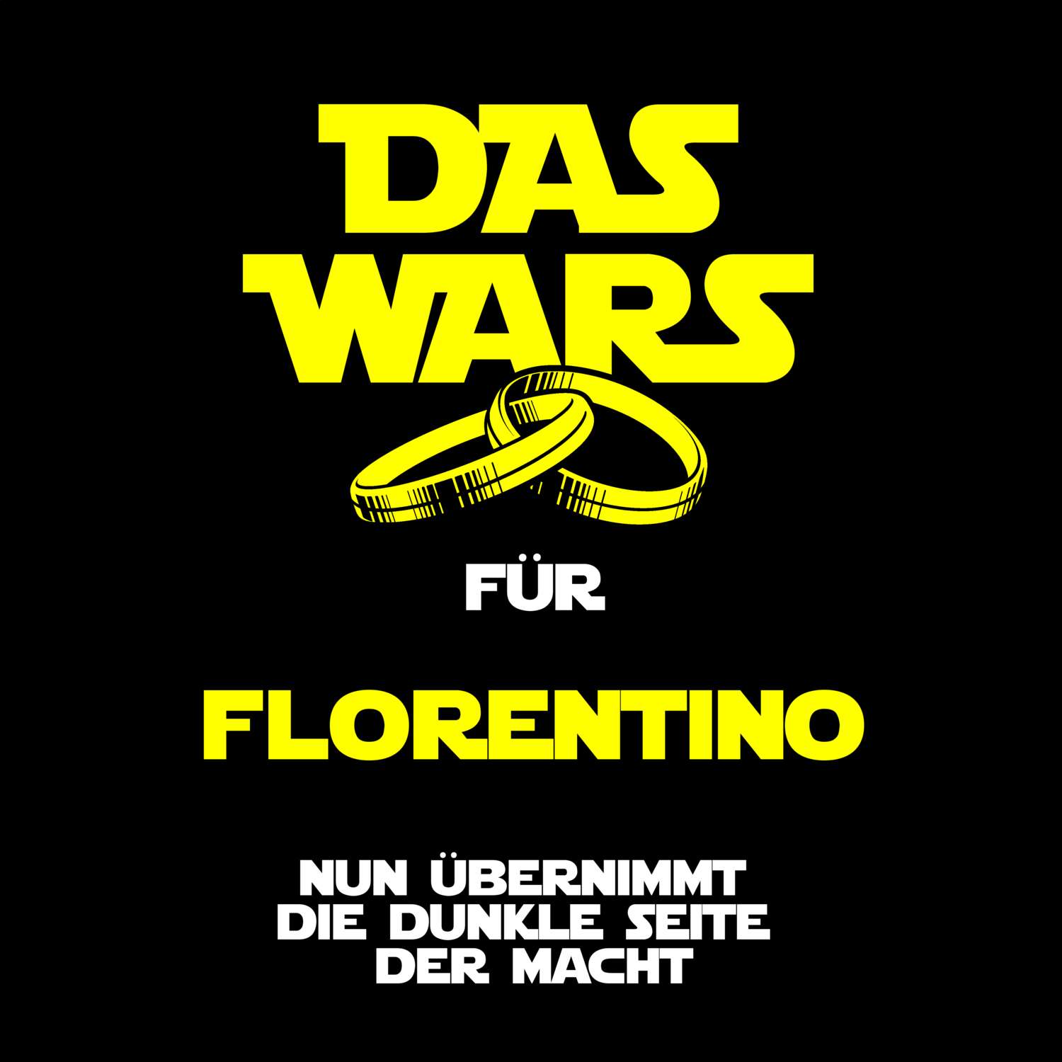 JGA T-Shirt »Das Wars« für den Namen »Florentino«