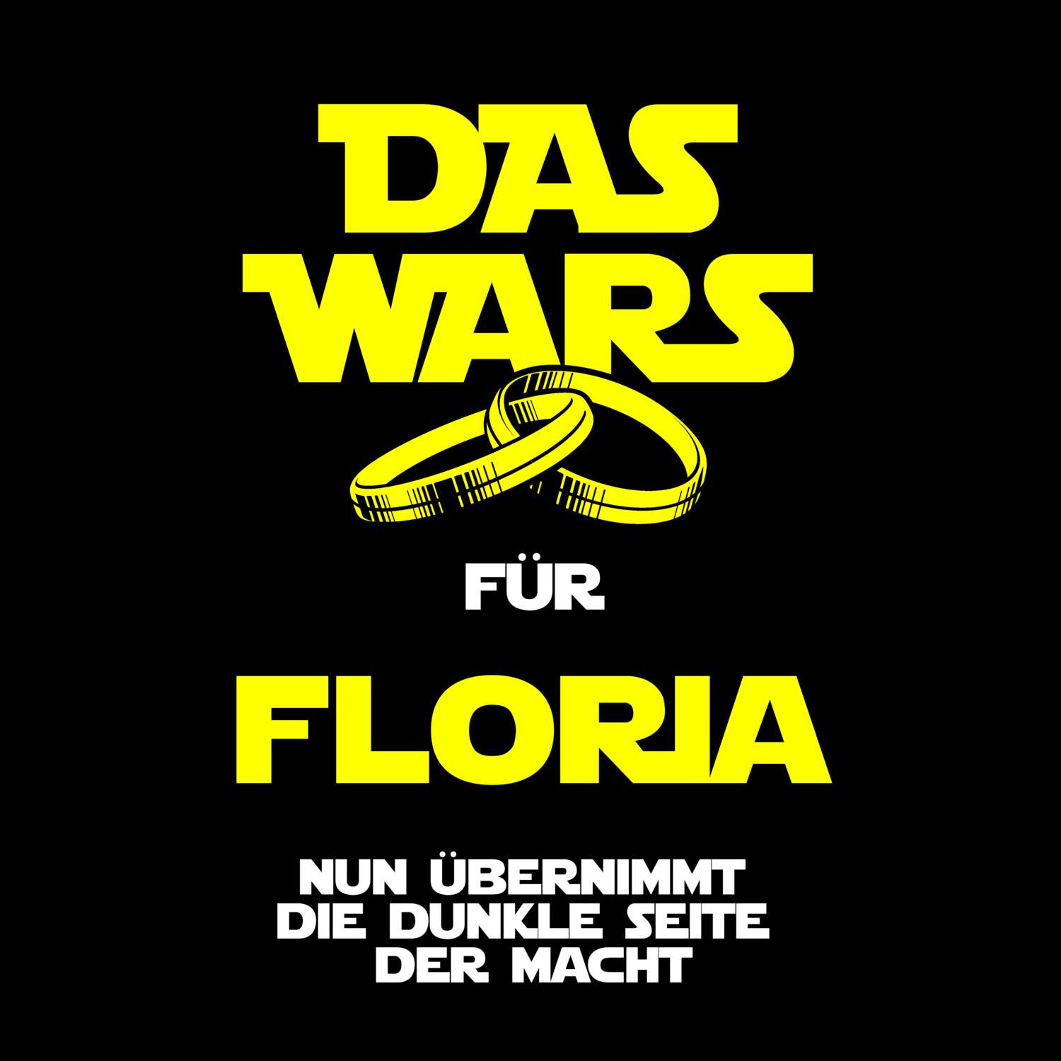 JGA T-Shirt »Das Wars« für den Namen »Floria«