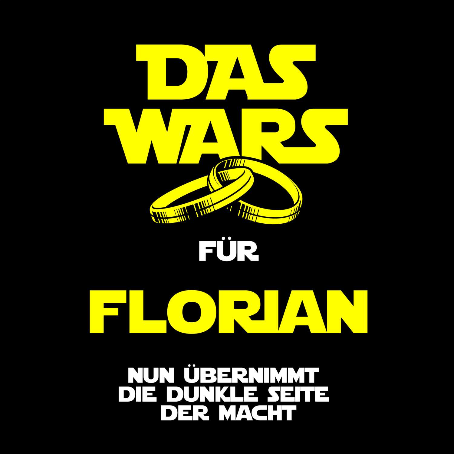 JGA T-Shirt »Das Wars« für den Namen »Florian«