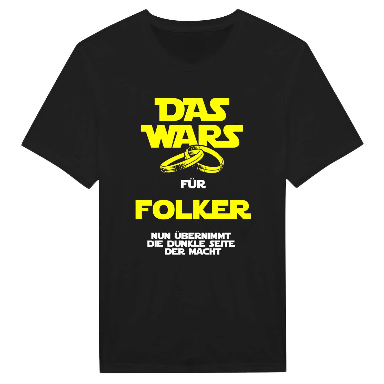 JGA T-Shirt »Das Wars« für den Namen »Folker«