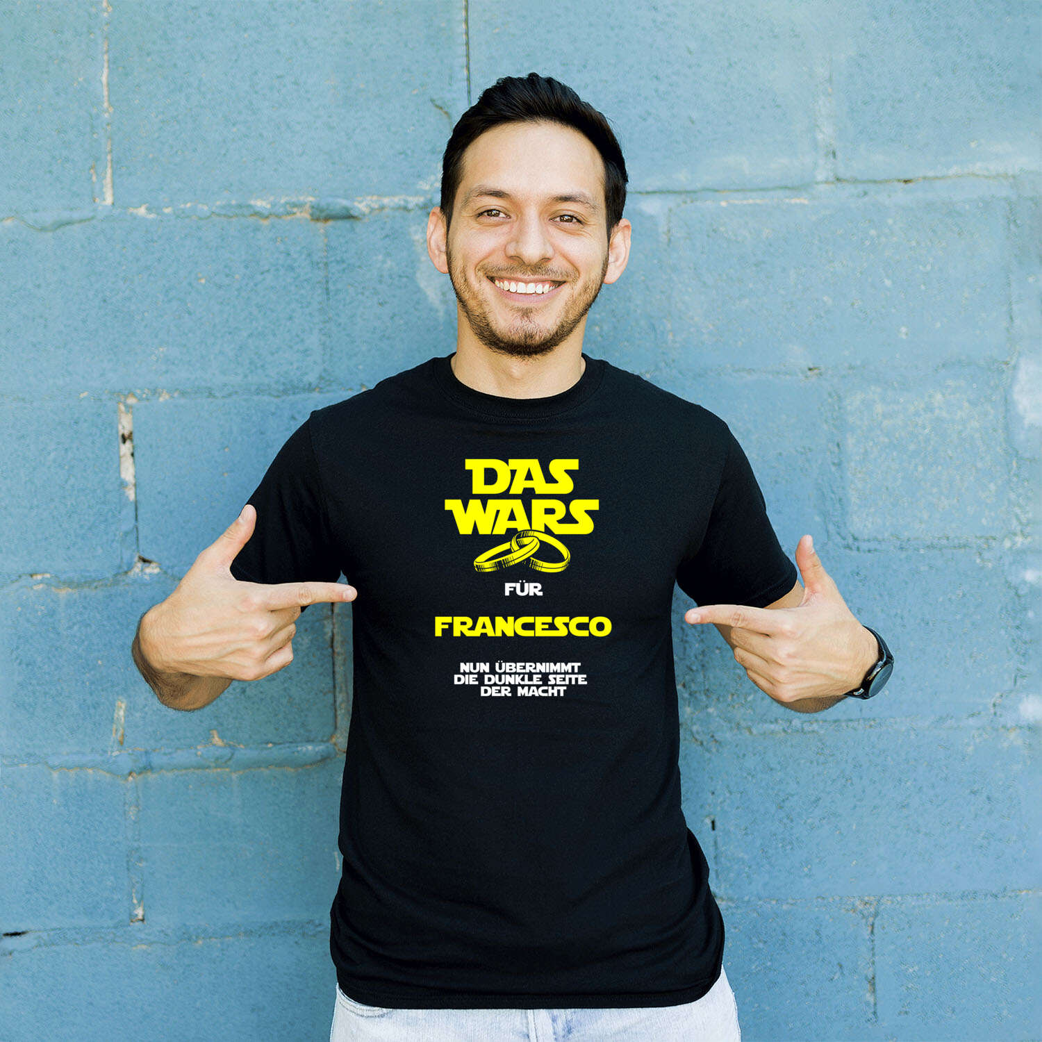 JGA T-Shirt »Das Wars« für den Namen »Francesco«