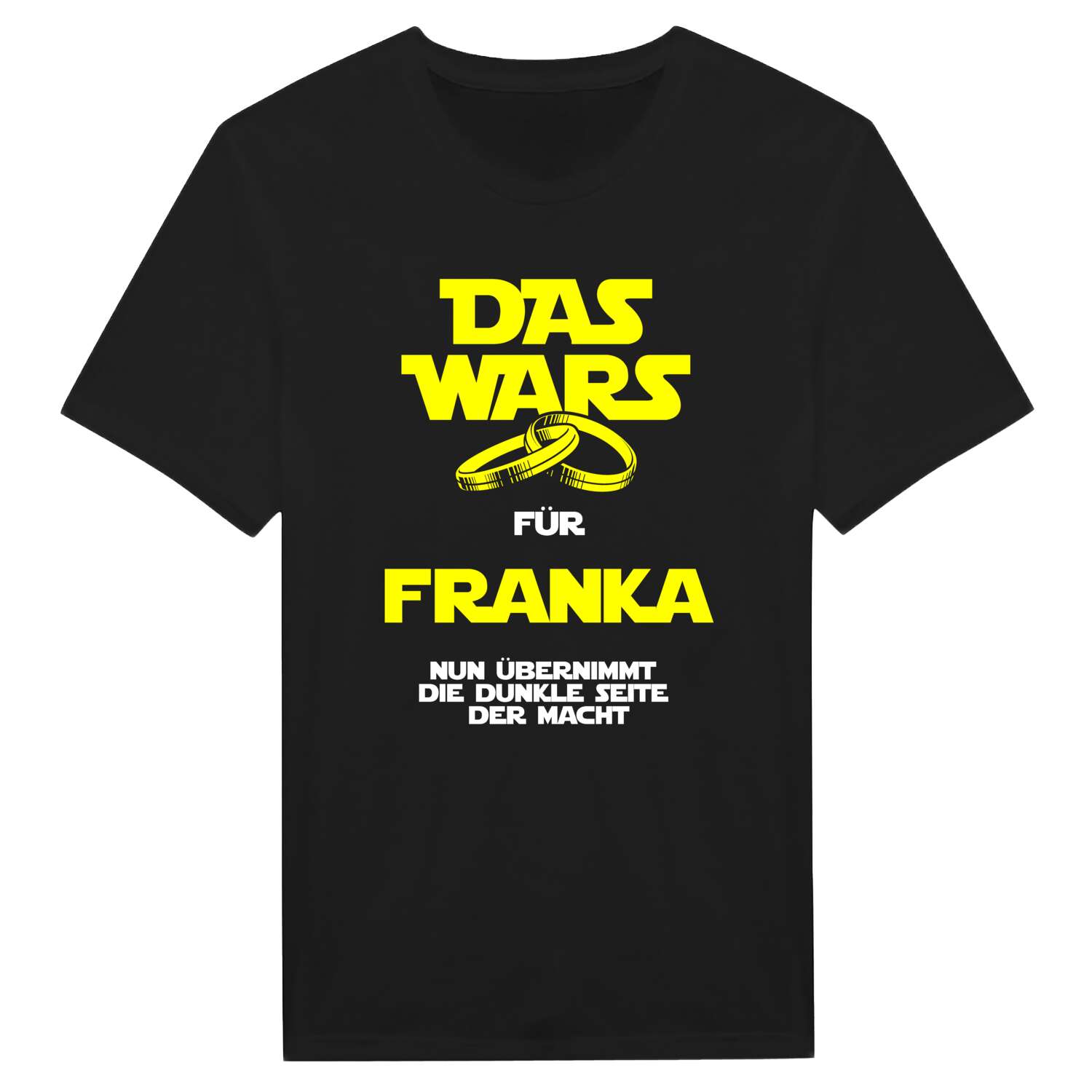 JGA T-Shirt »Das Wars« für den Namen »Franka«