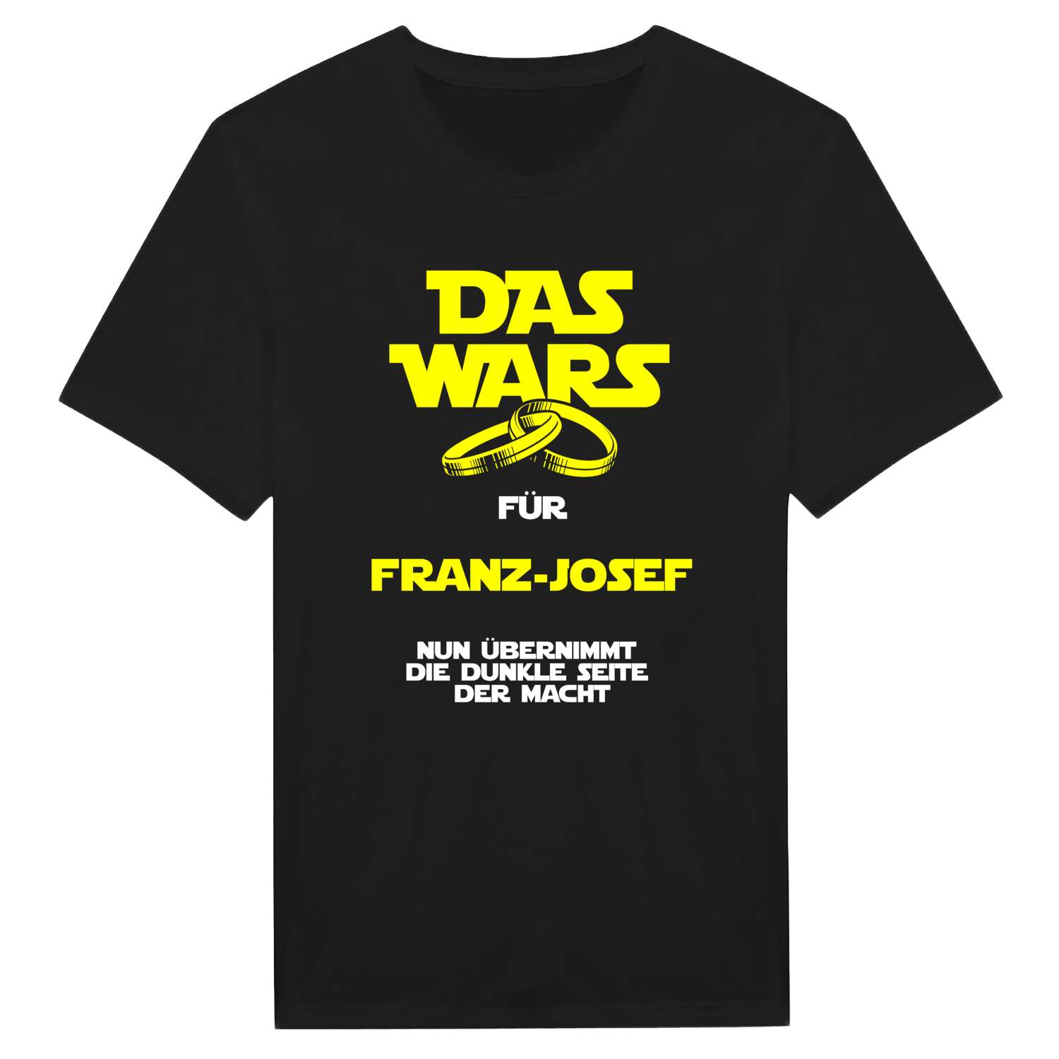 JGA T-Shirt »Das Wars« für den Namen »Franz-Josef«