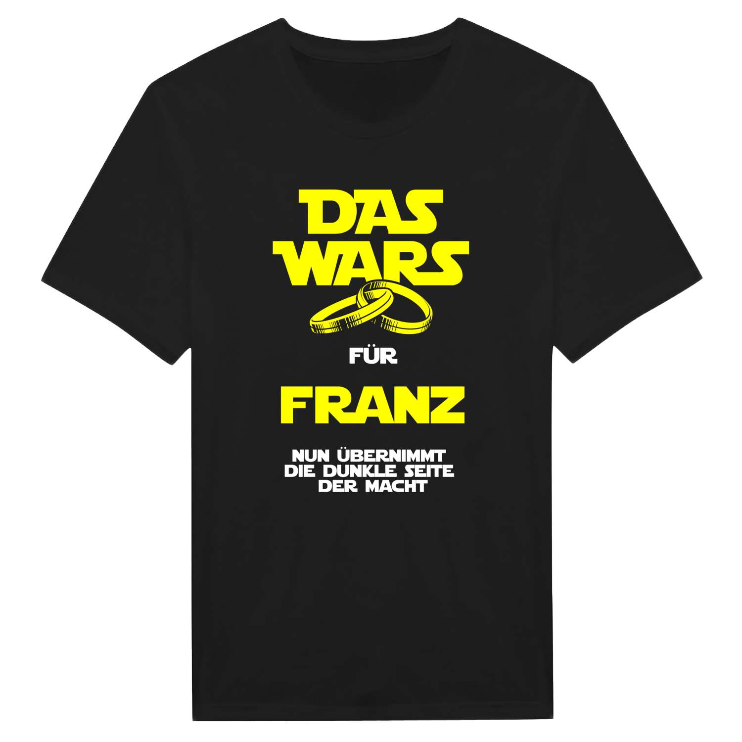 JGA T-Shirt »Das Wars« für den Namen »Franz«