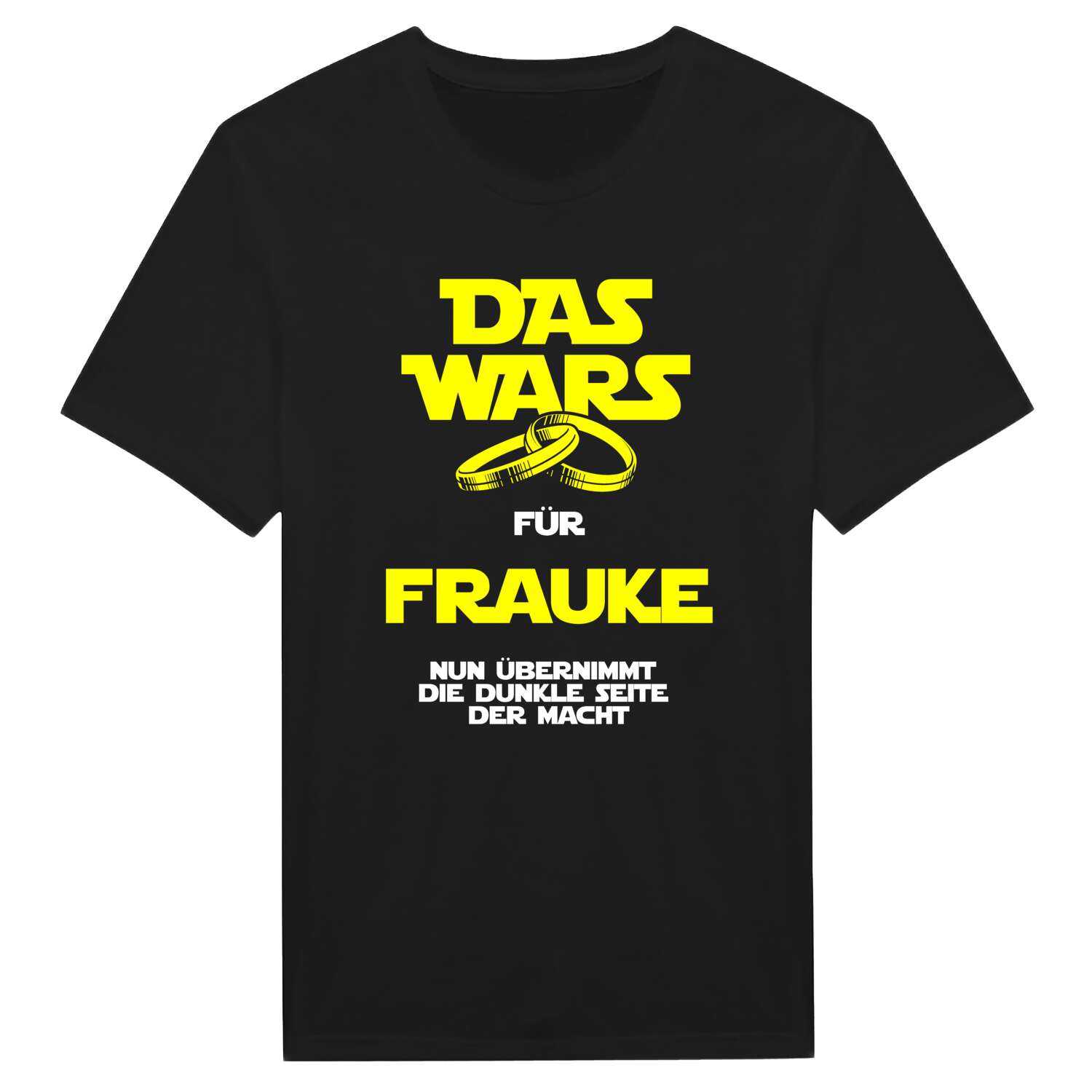 JGA T-Shirt »Das Wars« für den Namen »Frauke«