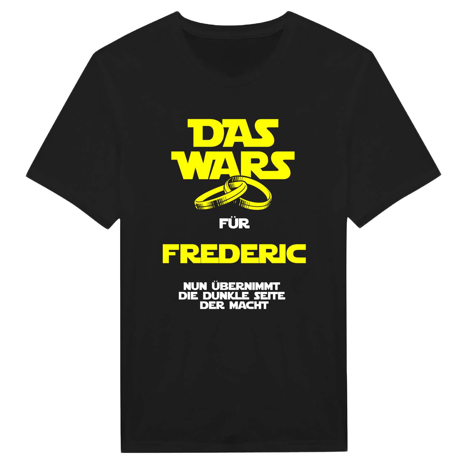 JGA T-Shirt »Das Wars« für den Namen »Frederic«