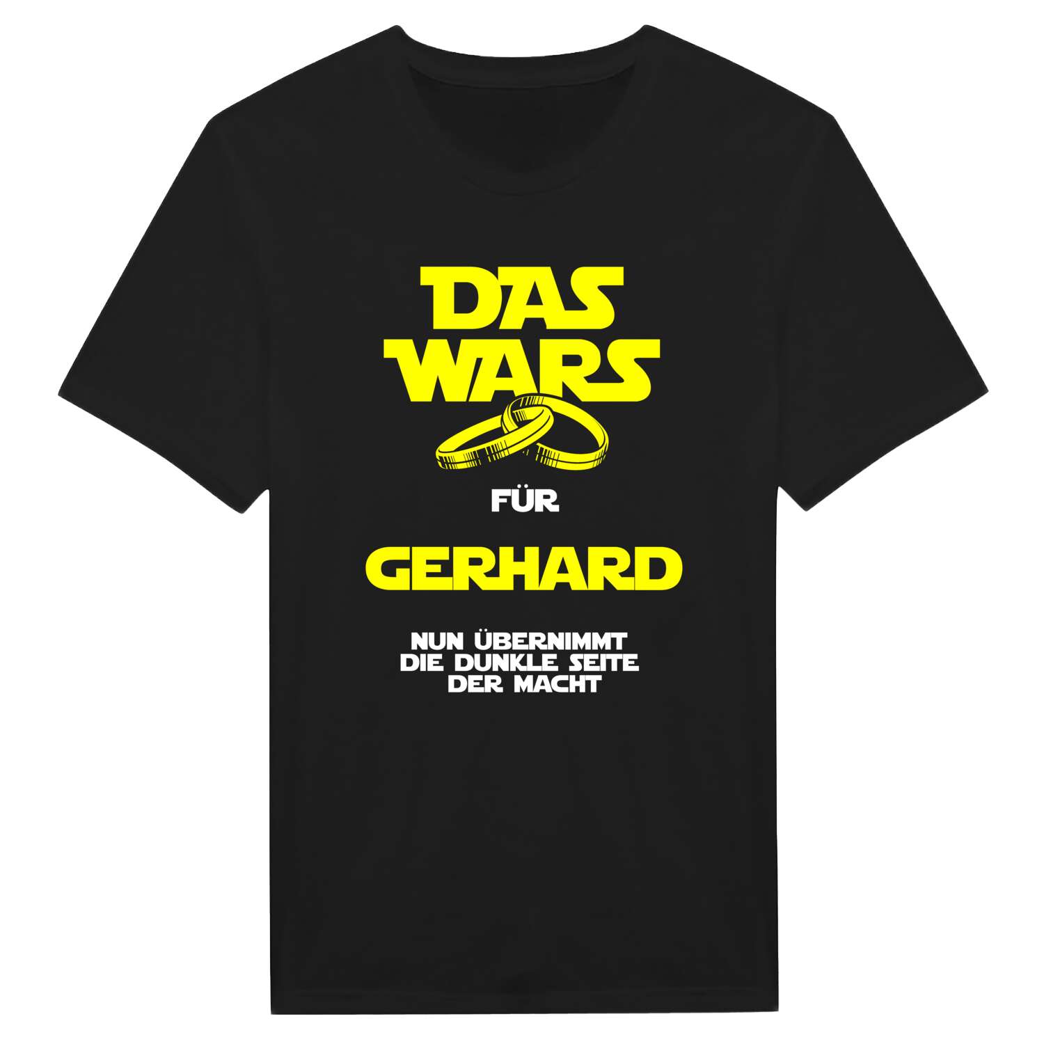 JGA T-Shirt »Das Wars« für den Namen »Gerhard«