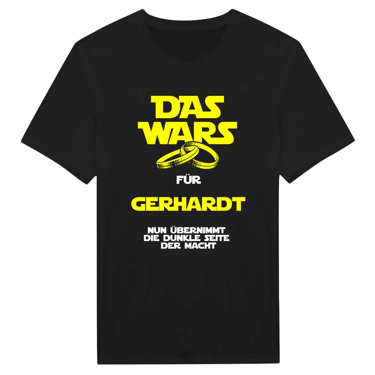 JGA T-Shirt »Das Wars« für den Namen »Gerhardt«