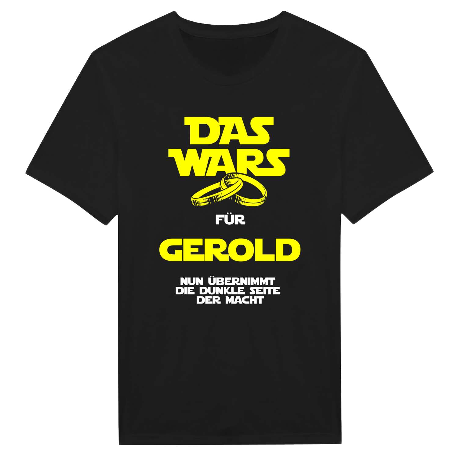 JGA T-Shirt »Das Wars« für den Namen »Gerold«