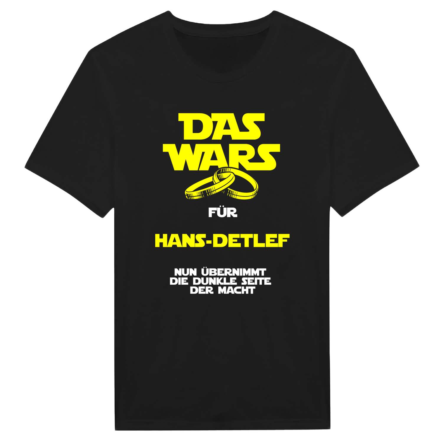 JGA T-Shirt »Das Wars« für den Namen »Hans-Detlef«