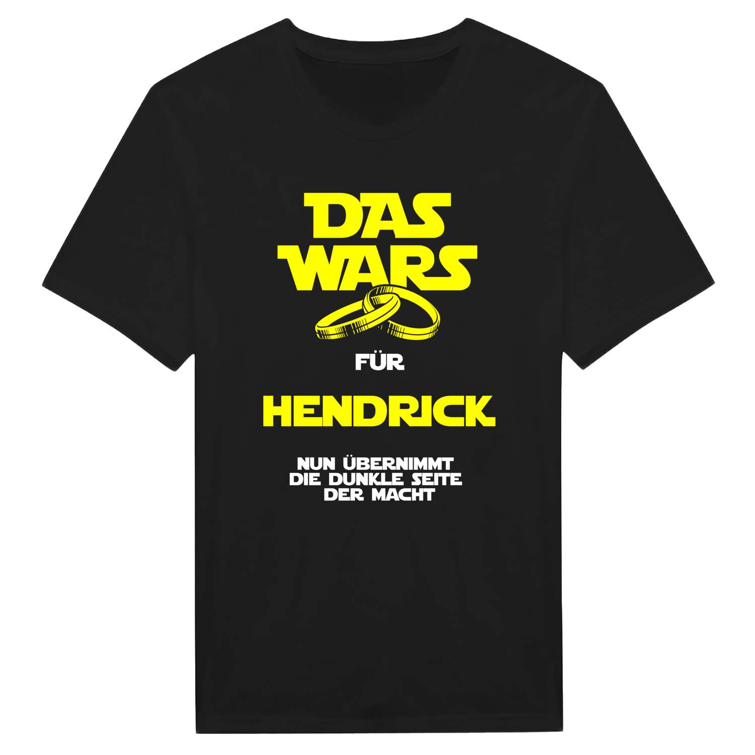 JGA T-Shirt »Das Wars« für den Namen »Hendrick«