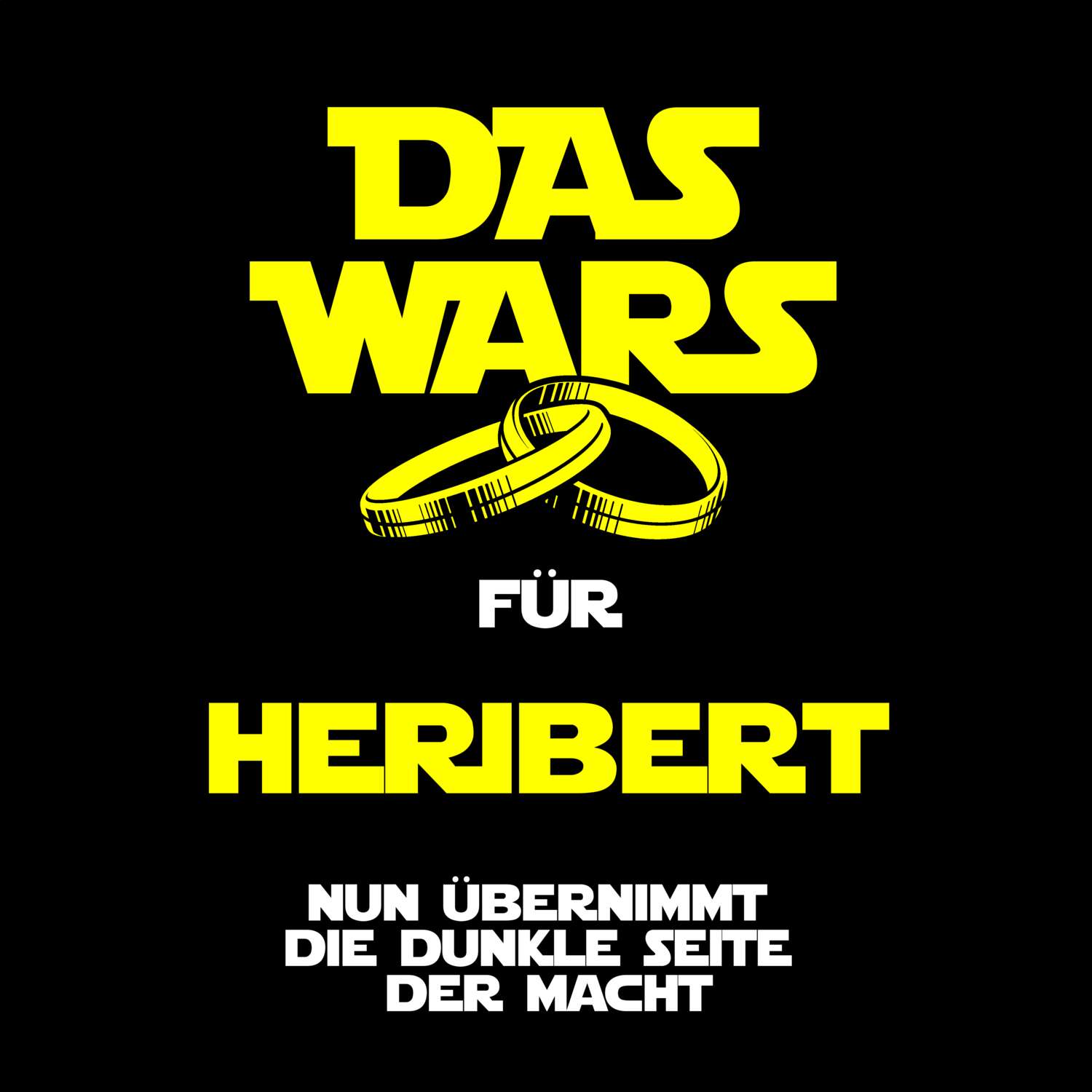 JGA T-Shirt »Das Wars« für den Namen »Heribert«