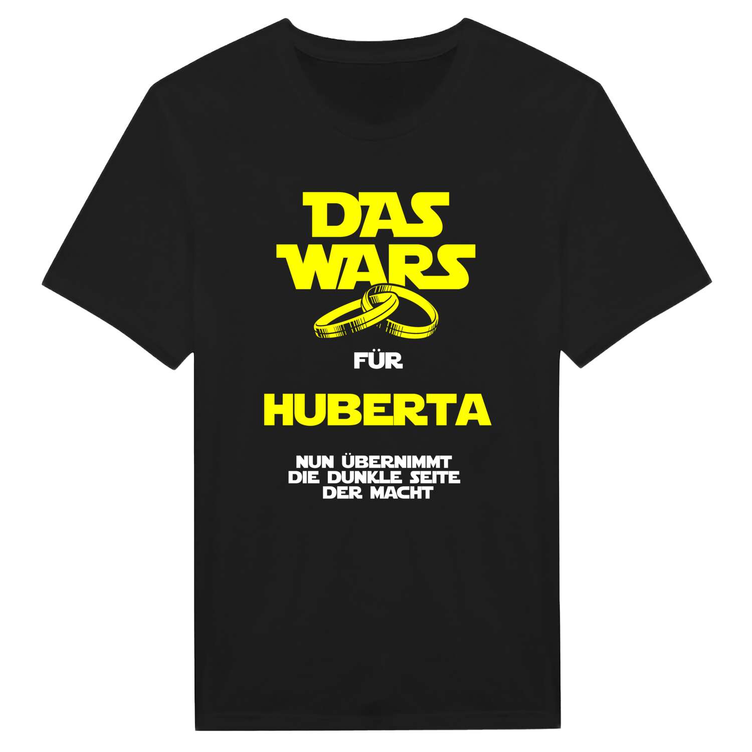 JGA T-Shirt »Das Wars« für den Namen »Huberta«
