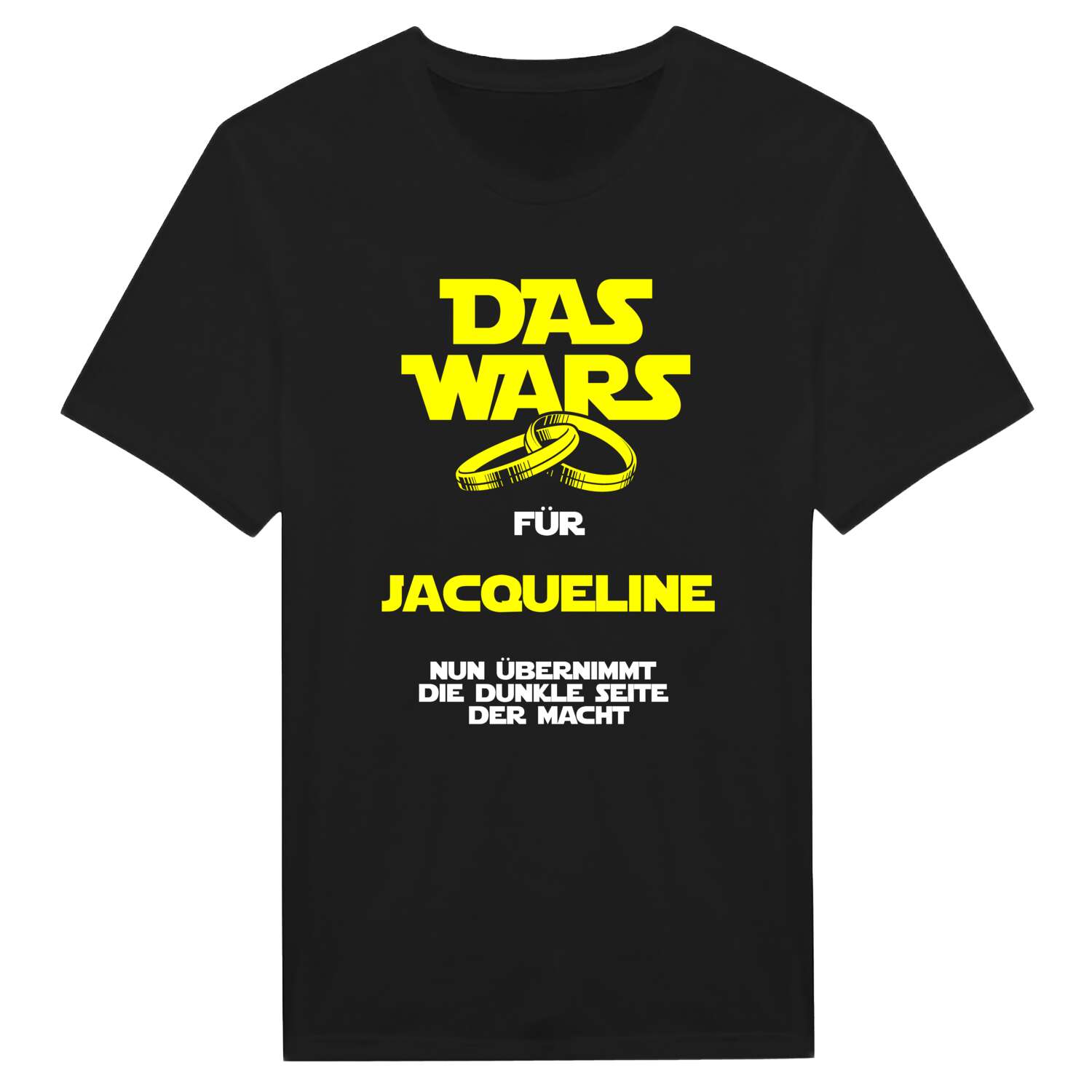 JGA T-Shirt »Das Wars« für den Namen »Jacqueline«