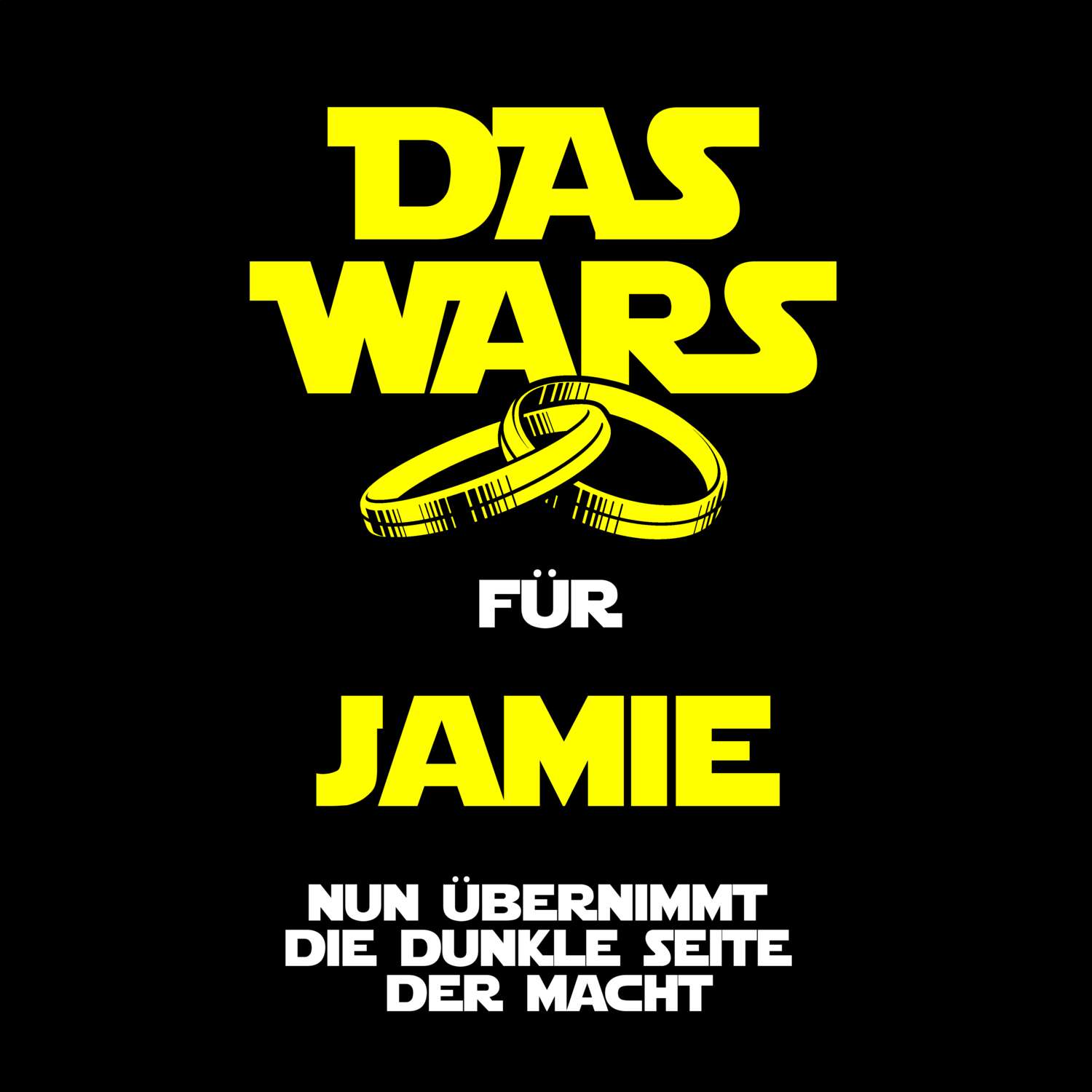 JGA T-Shirt »Das Wars« für den Namen »Jamie«