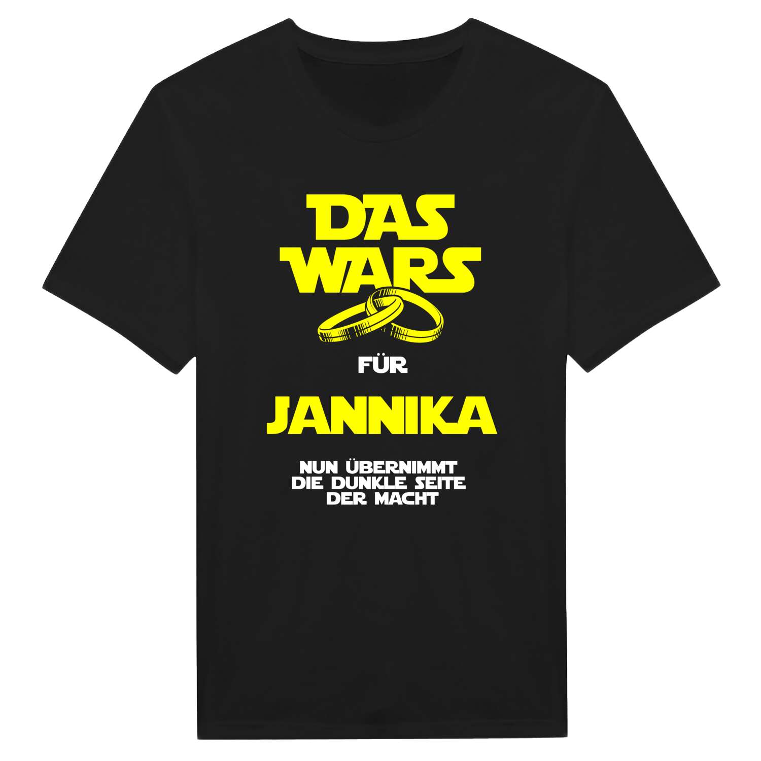 JGA T-Shirt »Das Wars« für den Namen »Jannika«