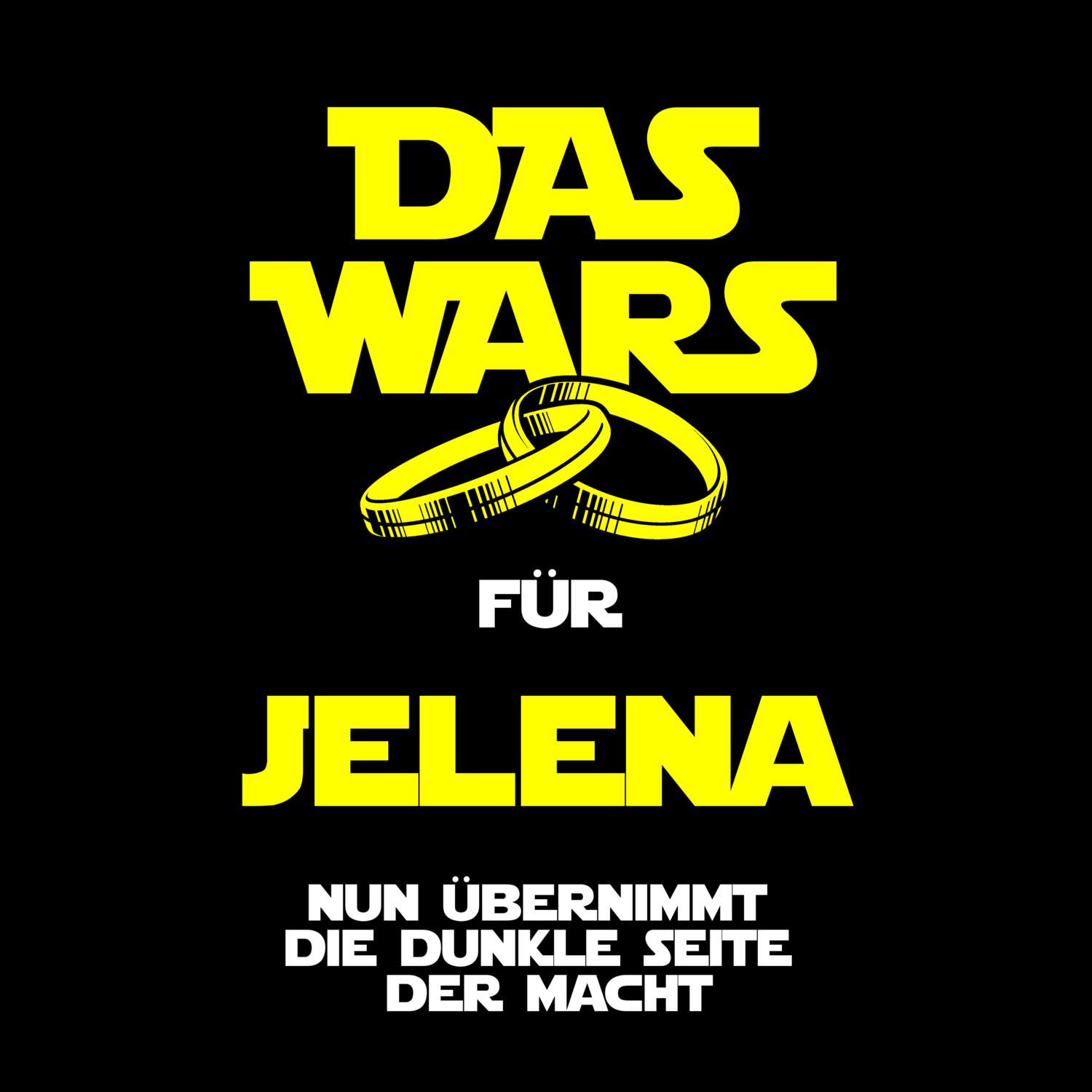 JGA T-Shirt »Das Wars« für den Namen »Jelena«