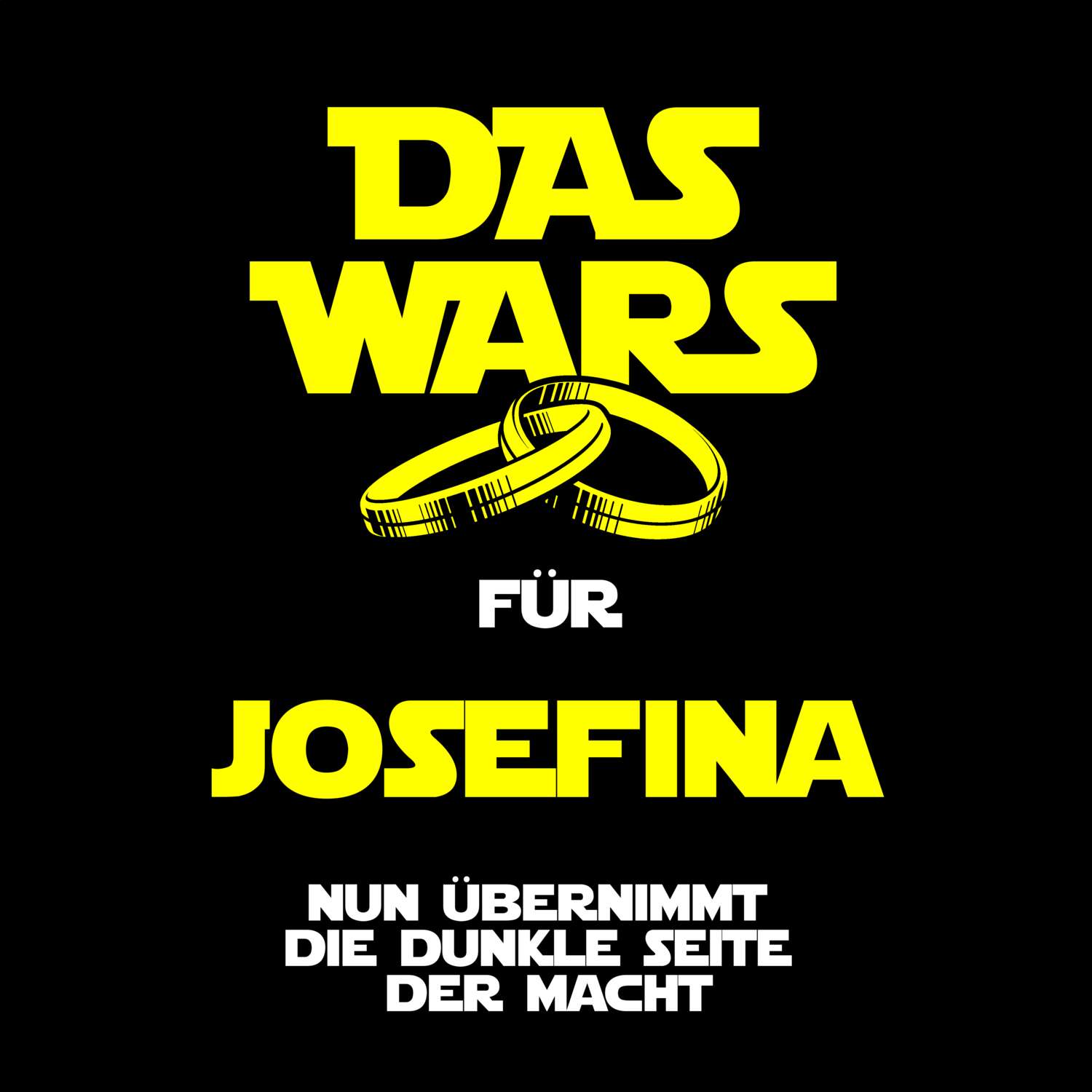 JGA T-Shirt »Das Wars« für den Namen »Josefina«