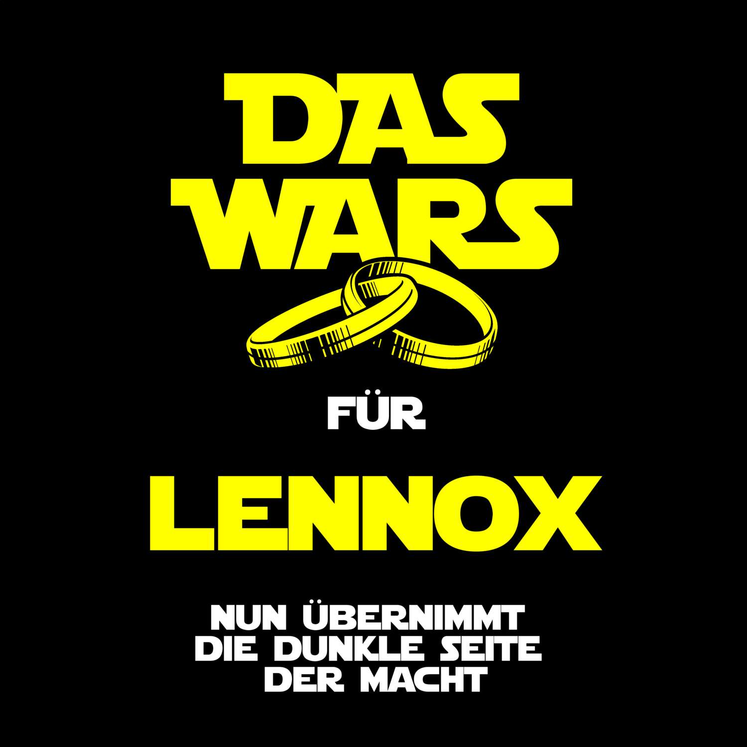 JGA T-Shirt »Das Wars« für den Namen »Lennox«