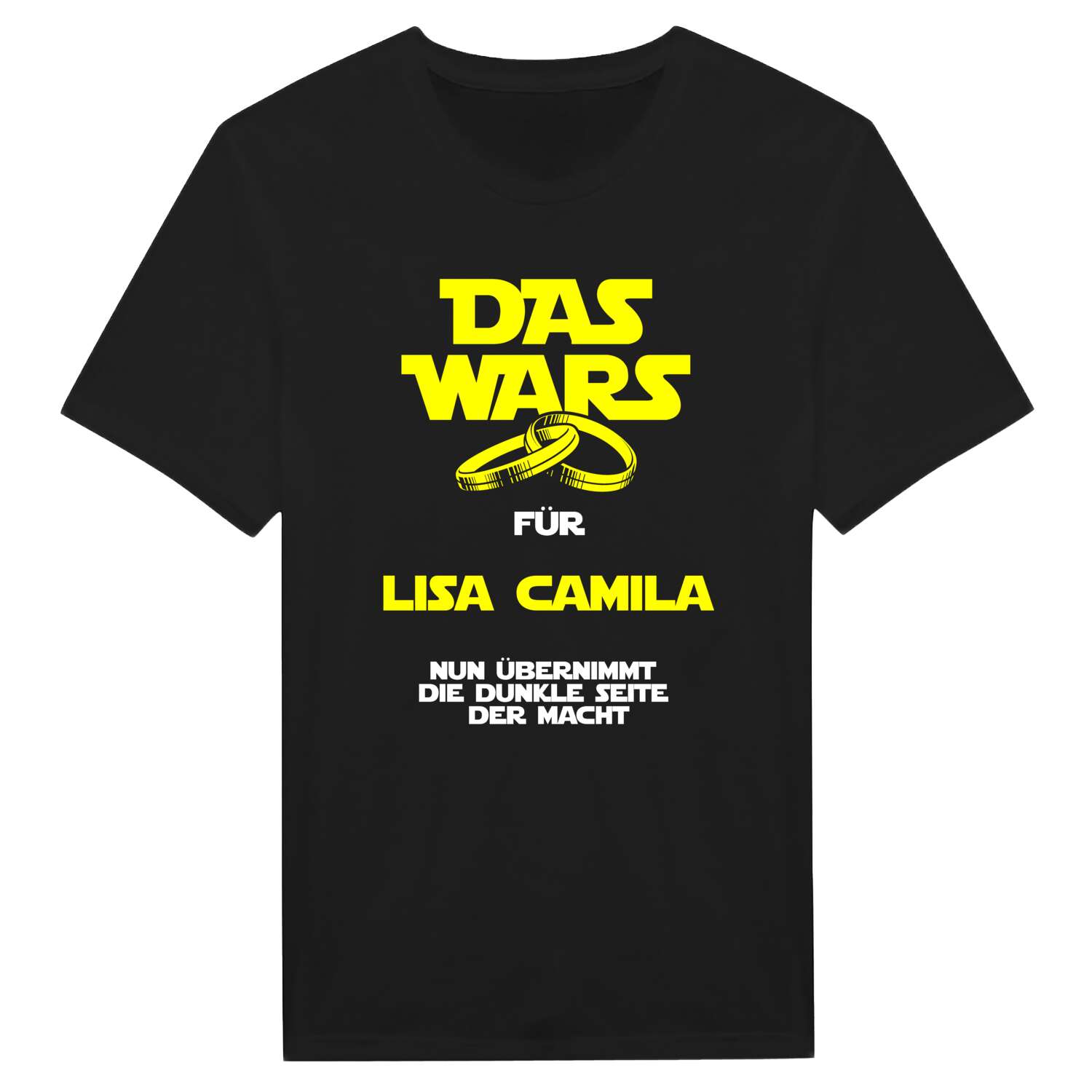 JGA T-Shirt »Das Wars« für den Namen »Lisa Camila«