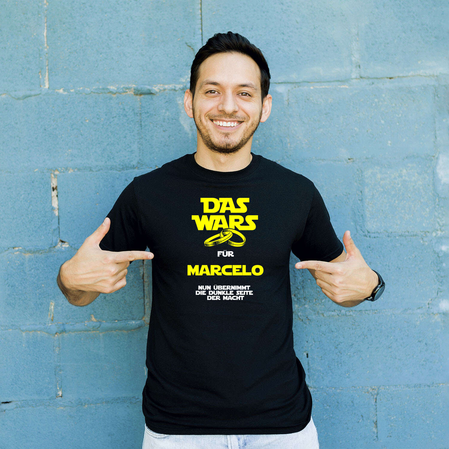 JGA T-Shirt »Das Wars« für den Namen »Marcelo«
