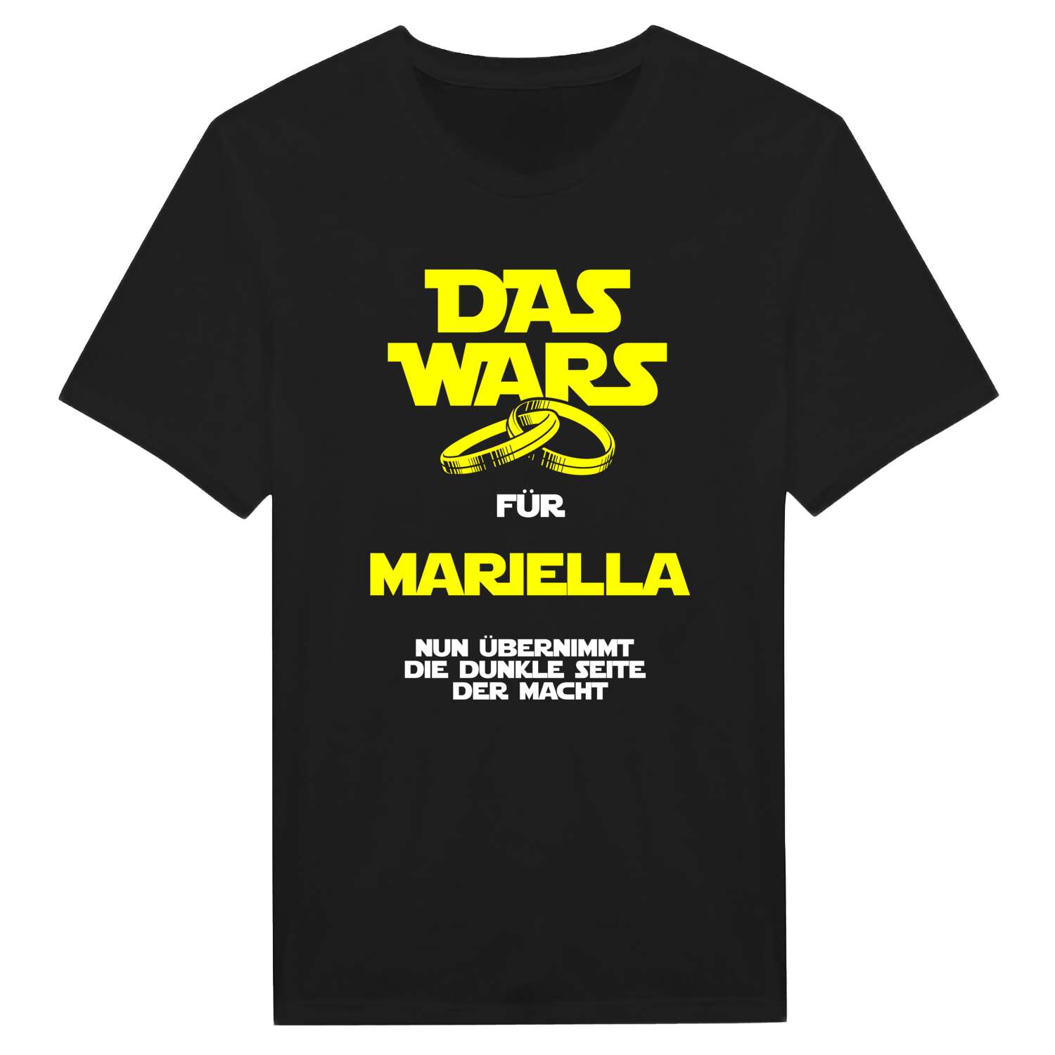 JGA T-Shirt »Das Wars« für den Namen »Mariella«