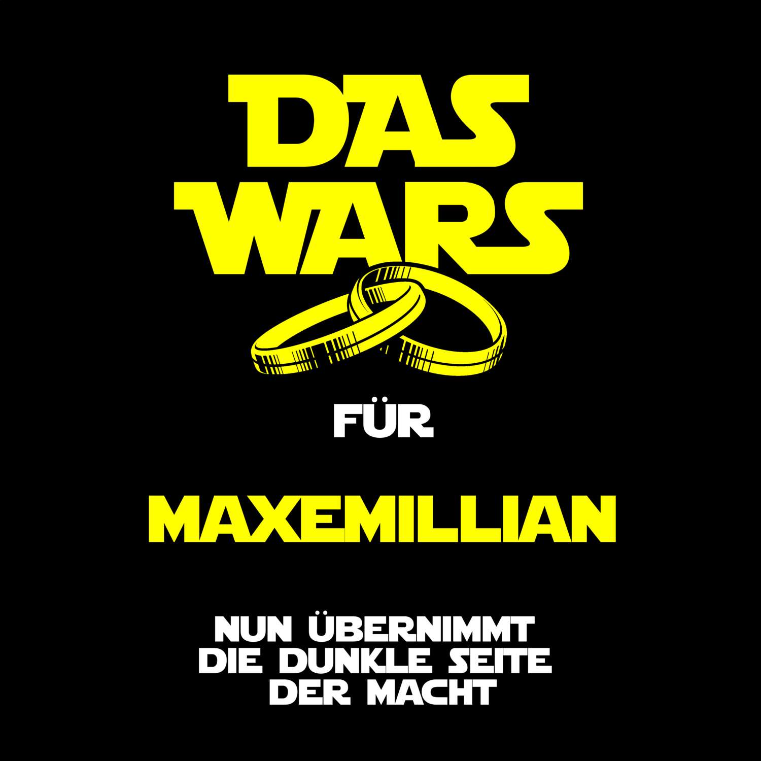 JGA T-Shirt »Das Wars« für den Namen »Maxemillian«