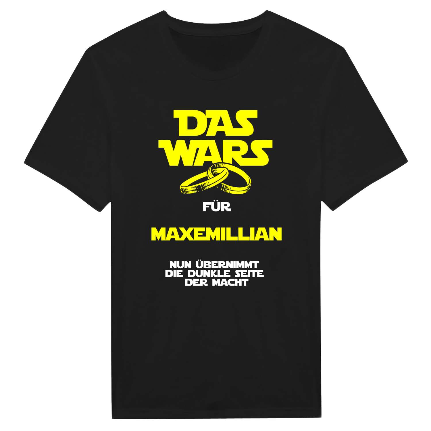 JGA T-Shirt »Das Wars« für den Namen »Maxemillian«