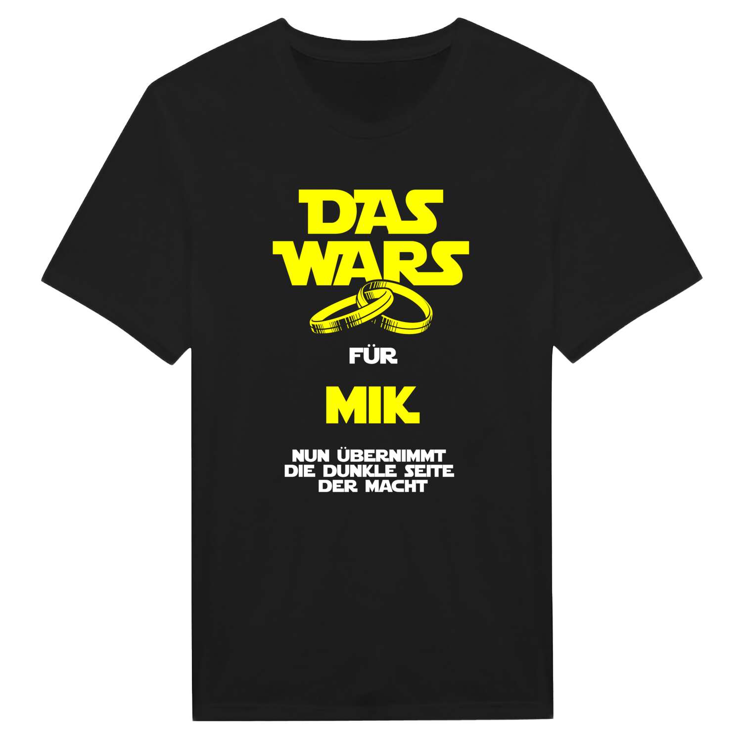 JGA T-Shirt »Das Wars« für den Namen »Mik«