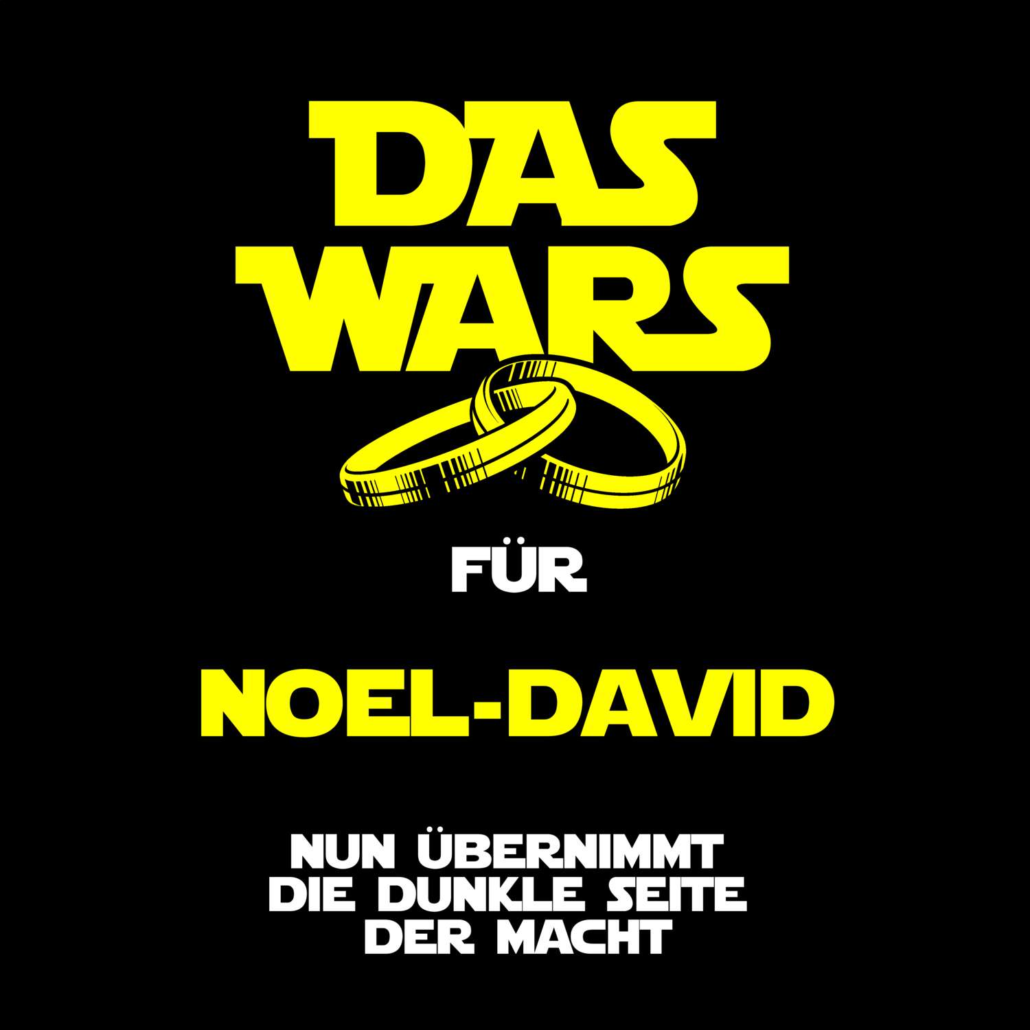 JGA T-Shirt »Das Wars« für den Namen »Noel-David«