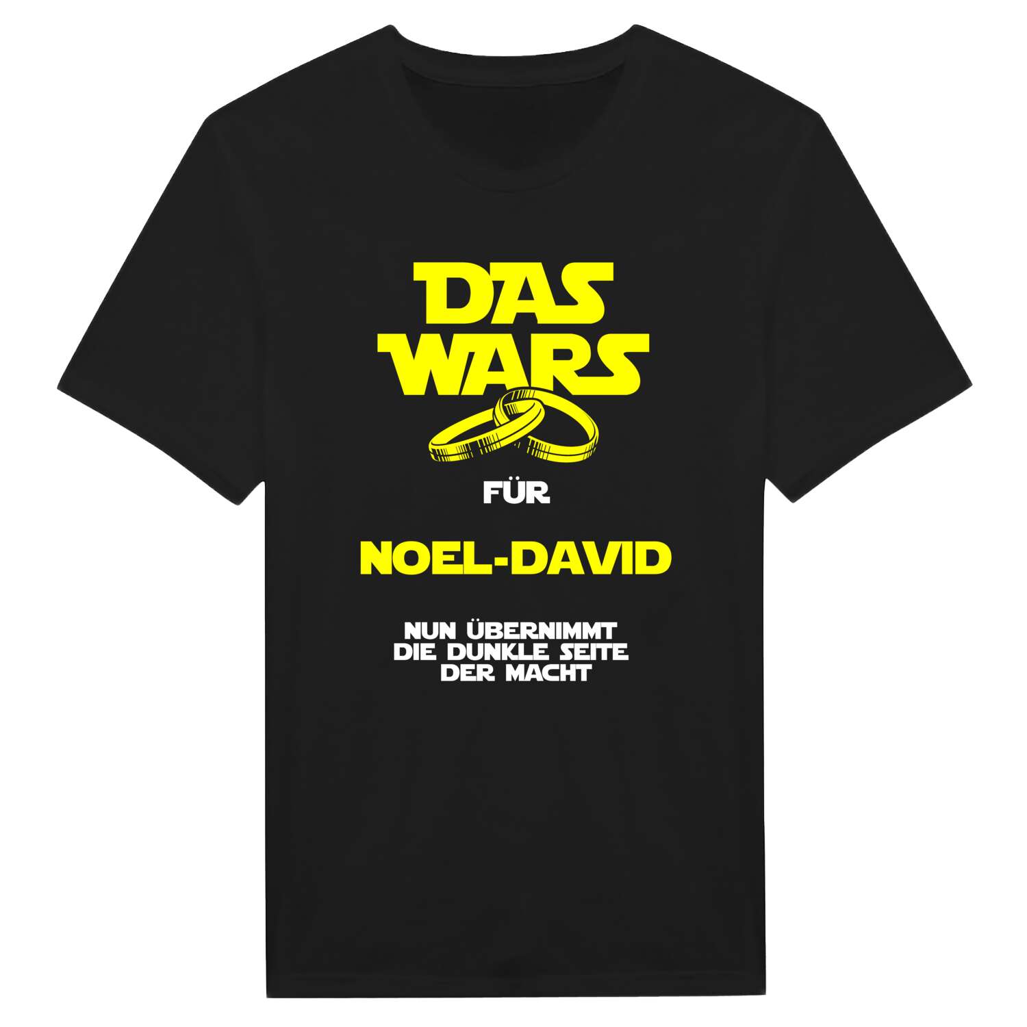 JGA T-Shirt »Das Wars« für den Namen »Noel-David«