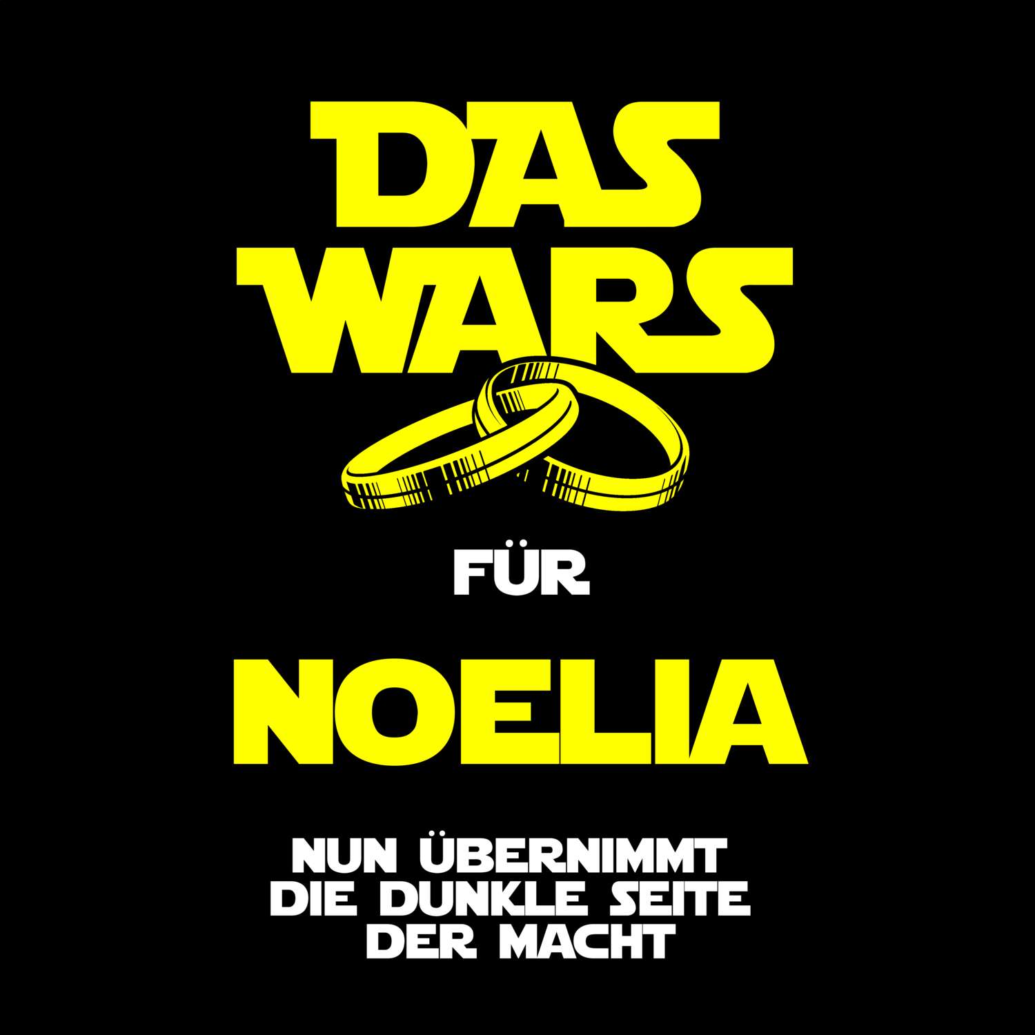 JGA T-Shirt »Das Wars« für den Namen »Noelia«