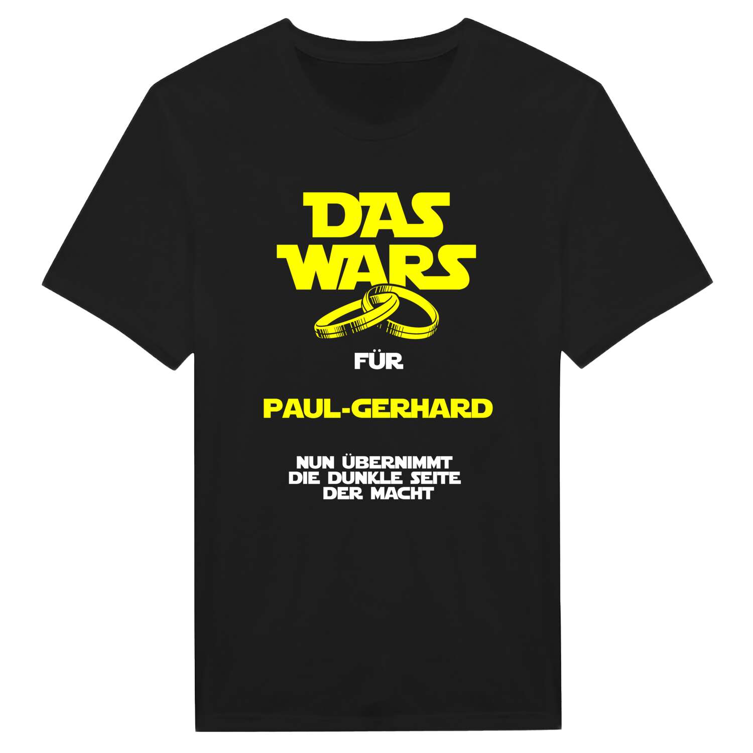 JGA T-Shirt »Das Wars« für den Namen »Paul-Gerhard«